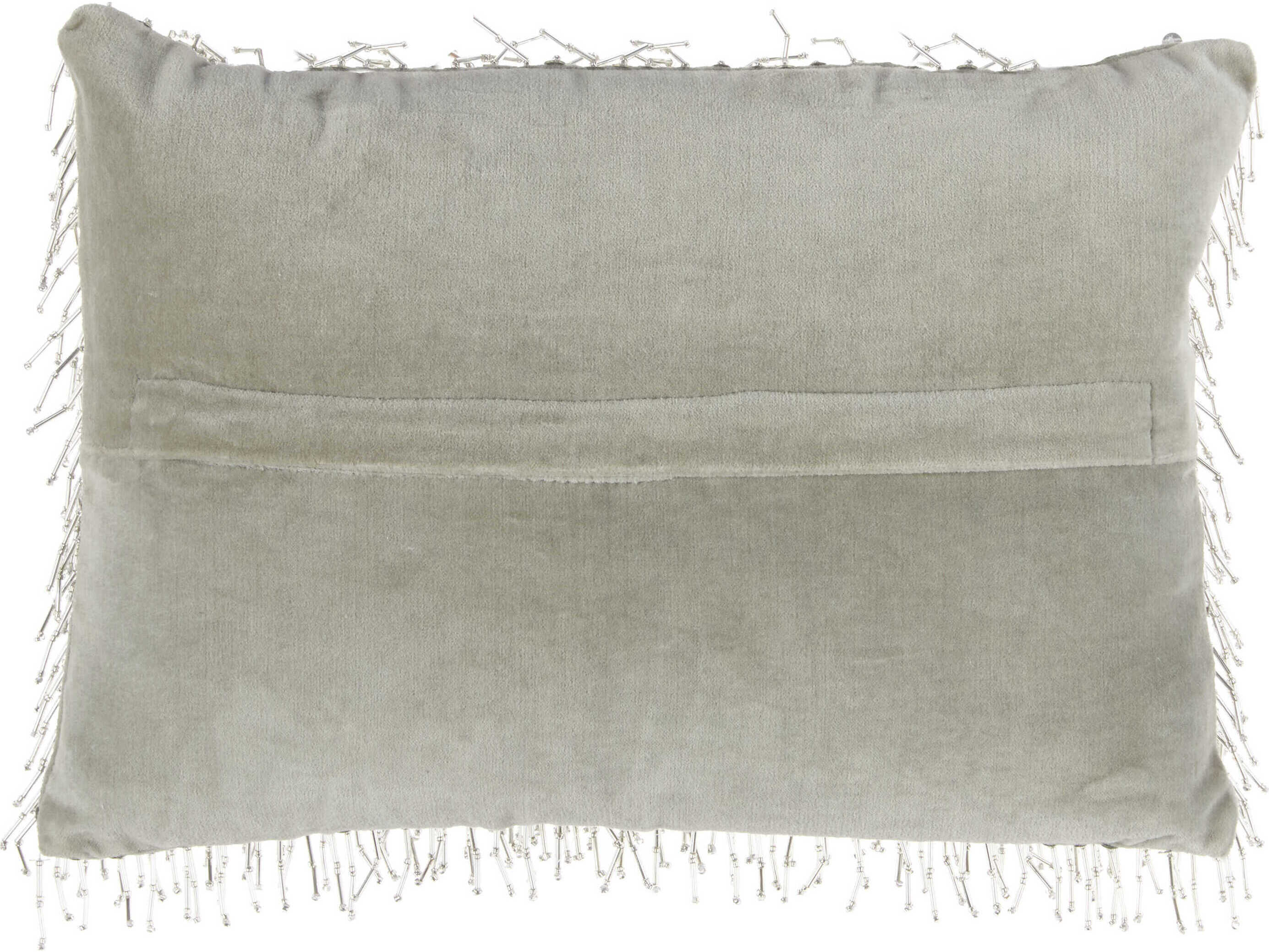 Nourison Luminescence Silver 10" x 14" Pillow