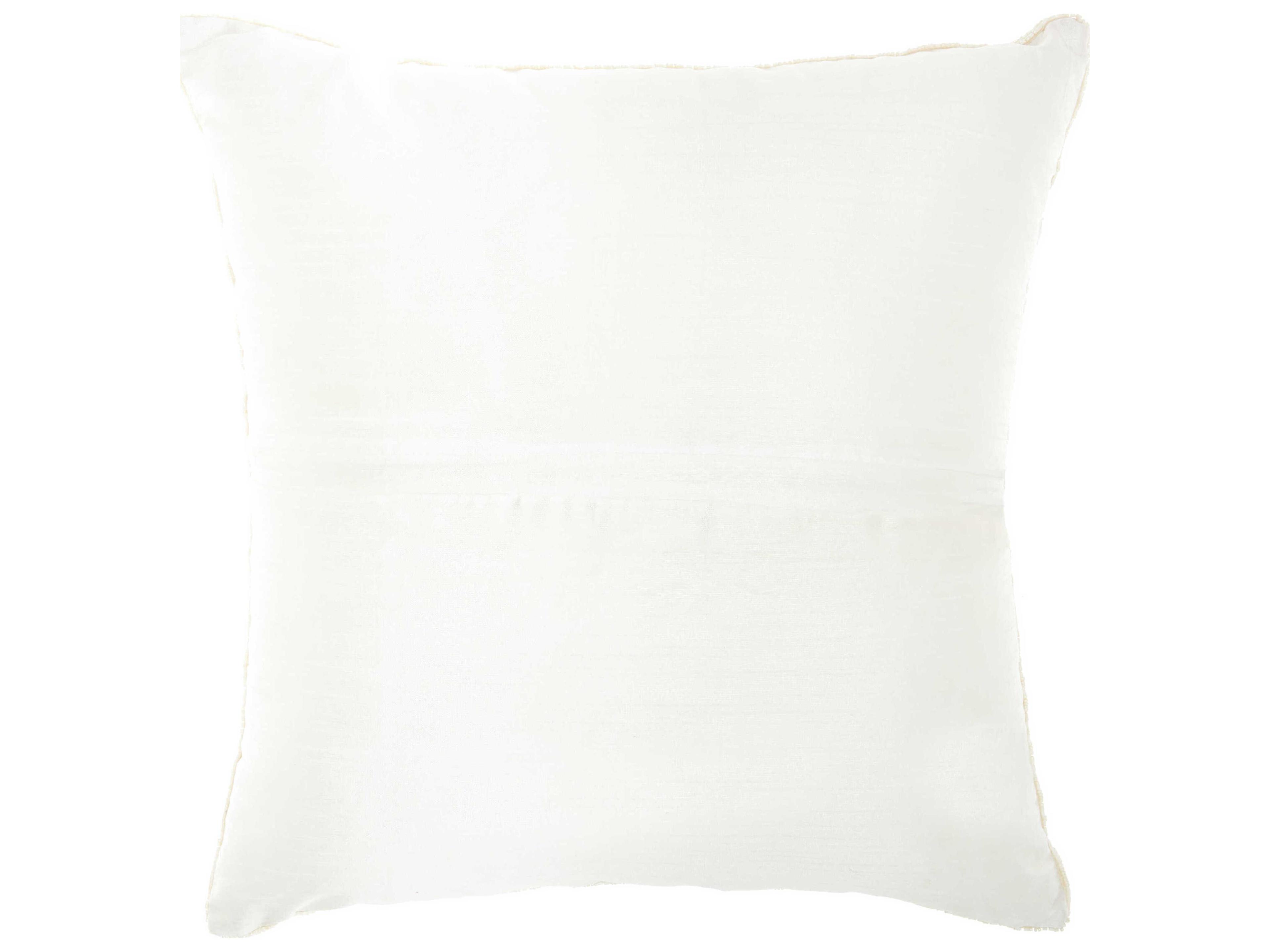 Nourison Luminescence Ivory 20" x 20" Pillow