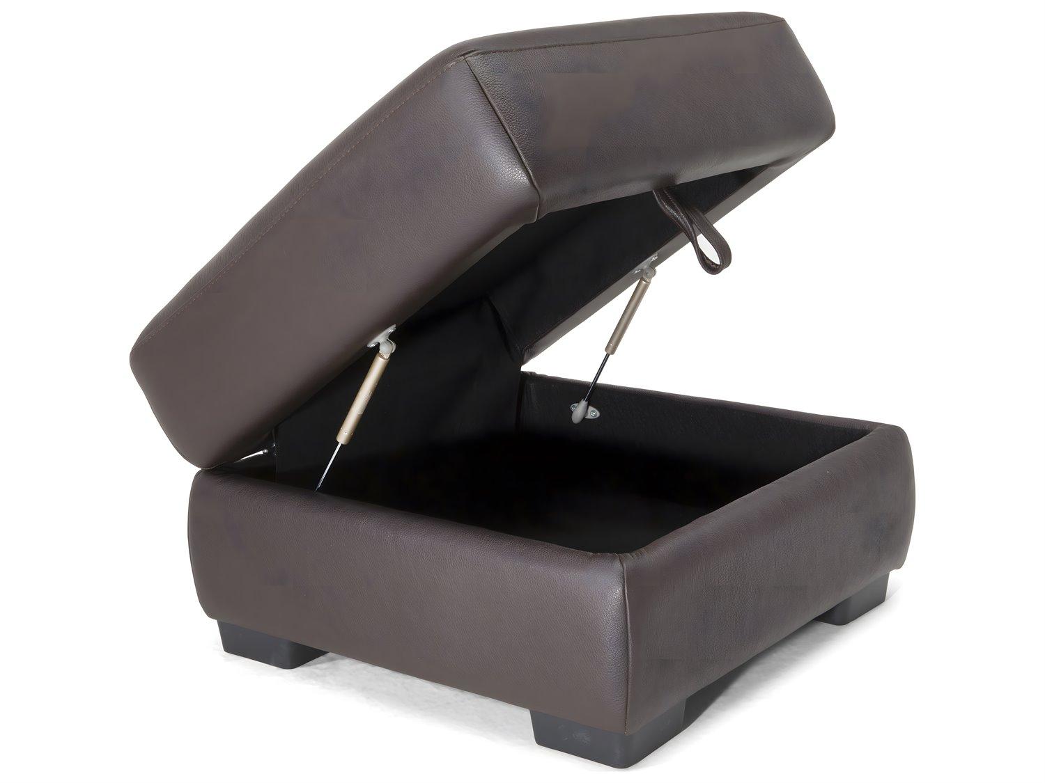 Natuzzi Editions Gaia Storage Ottoman with Piston