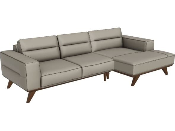 Natuzzi Editions Adrenalina Leather Sectional Sofa