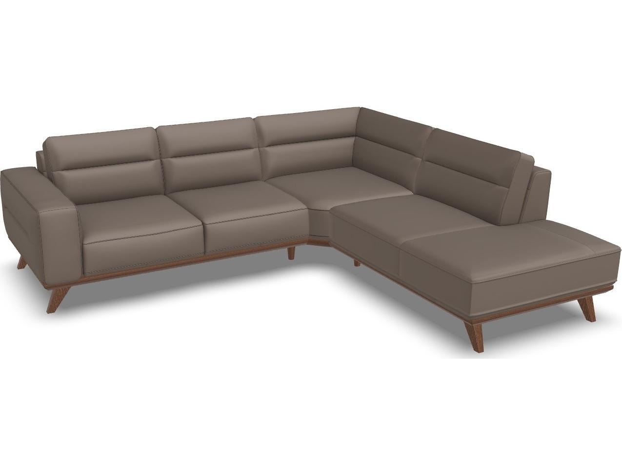 Natuzzi Editions Adrenalina Leather Sectional Sofa