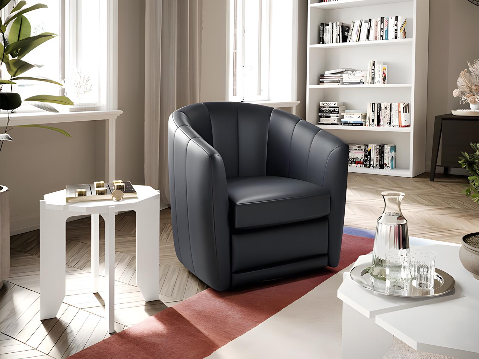 Natuzzi Editions Giada Swivel Accent Chair