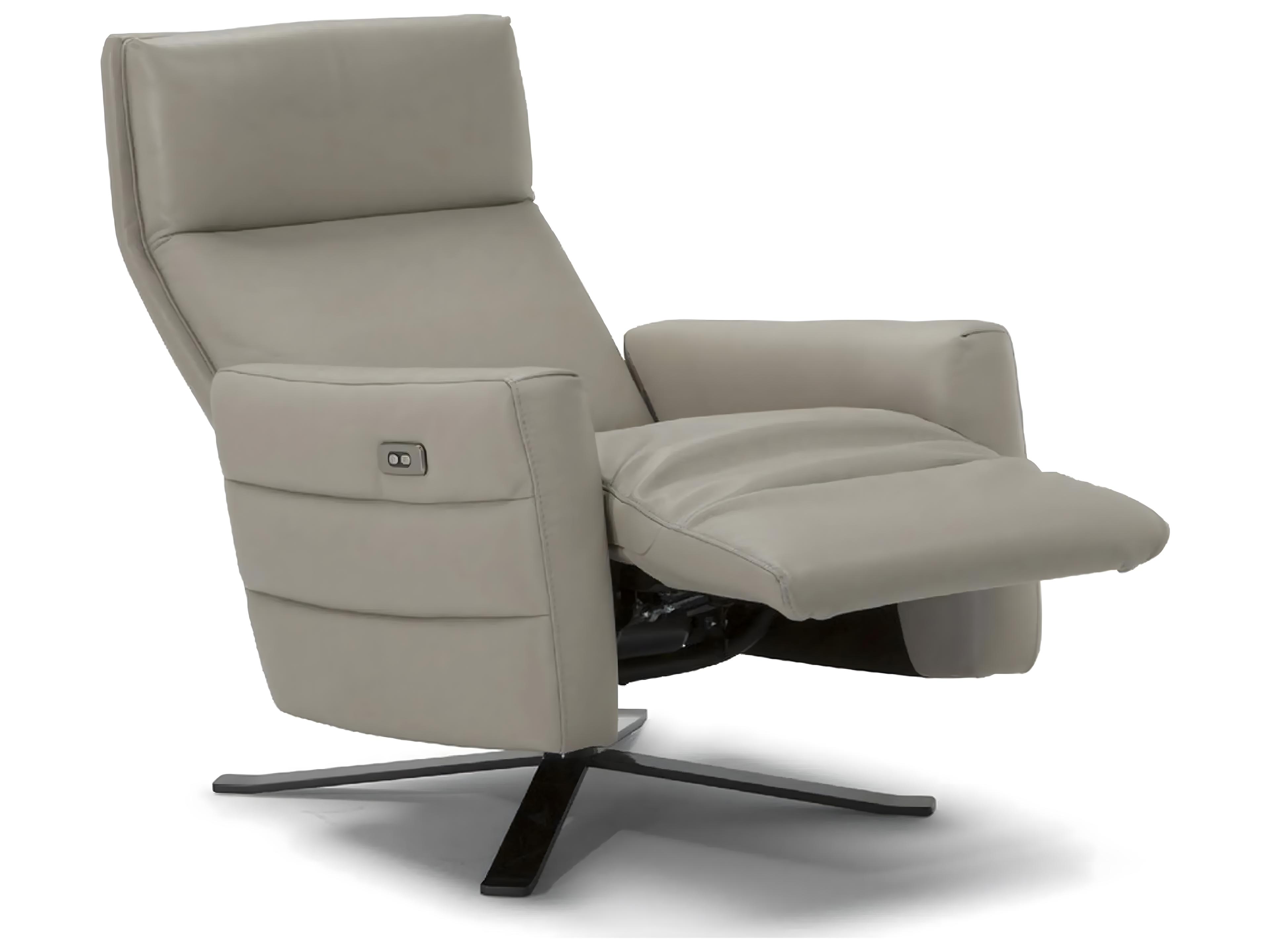 Natuzzi Editions Istante Power Reclining Electric Battery Swivel Chair