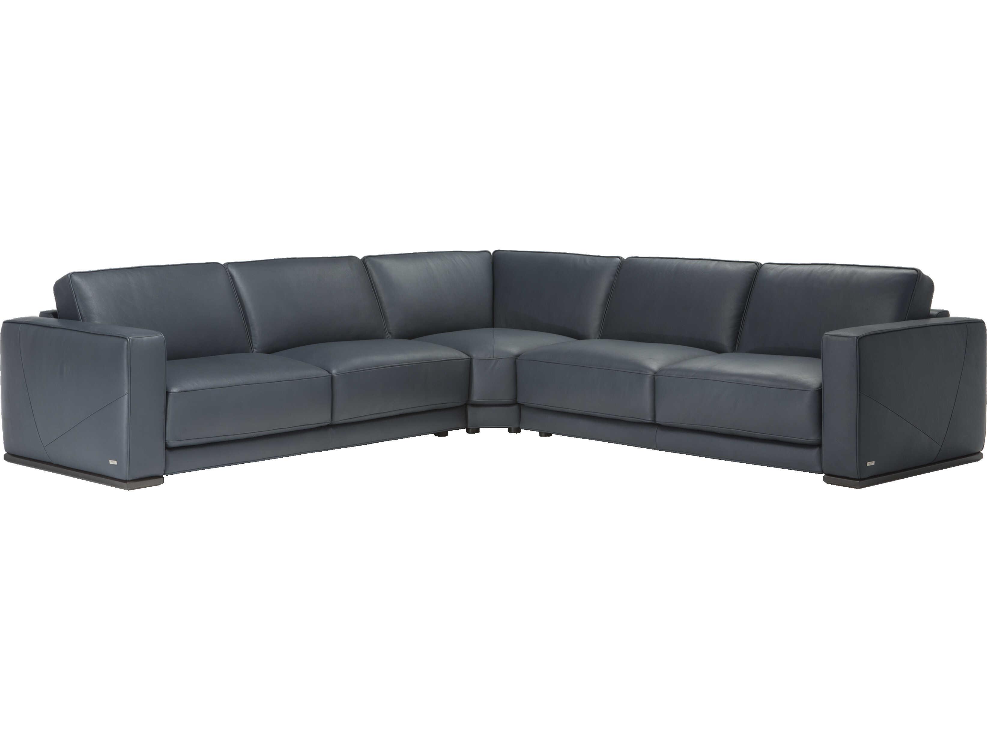 Natuzzi Editions Boston Leather Sectional Sofa
