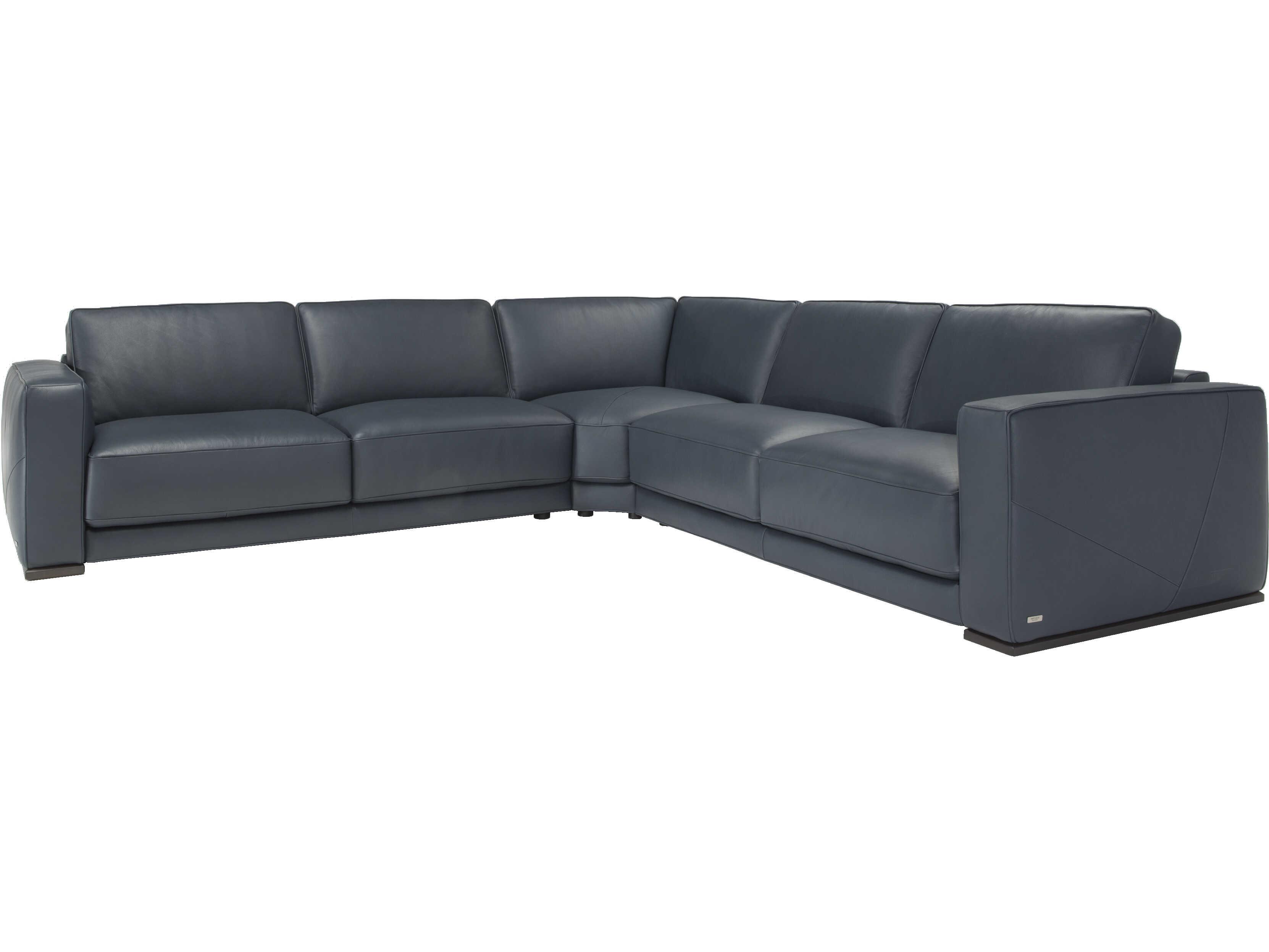 Natuzzi Editions Boston Leather Sectional Sofa