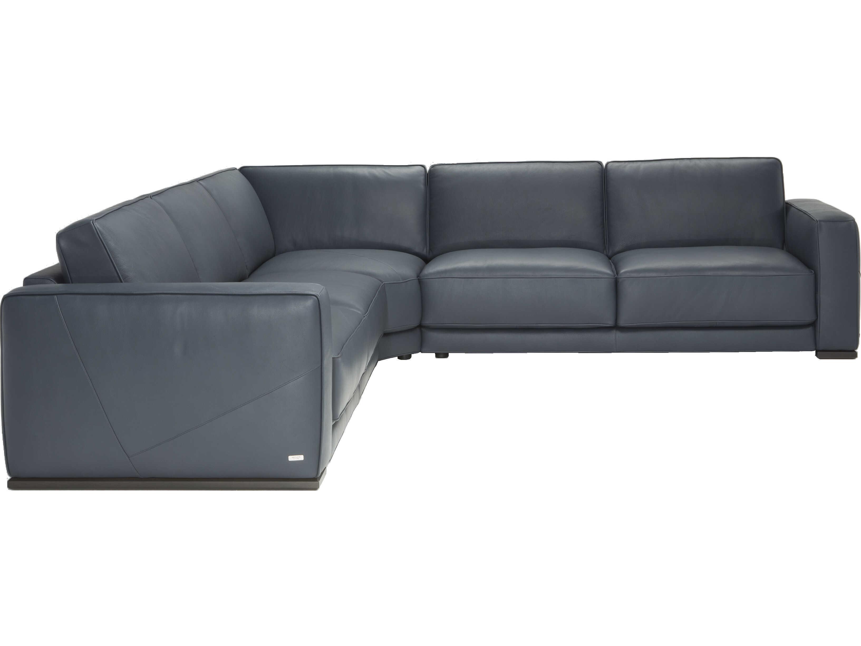 Natuzzi Editions Boston Leather Sectional Sofa