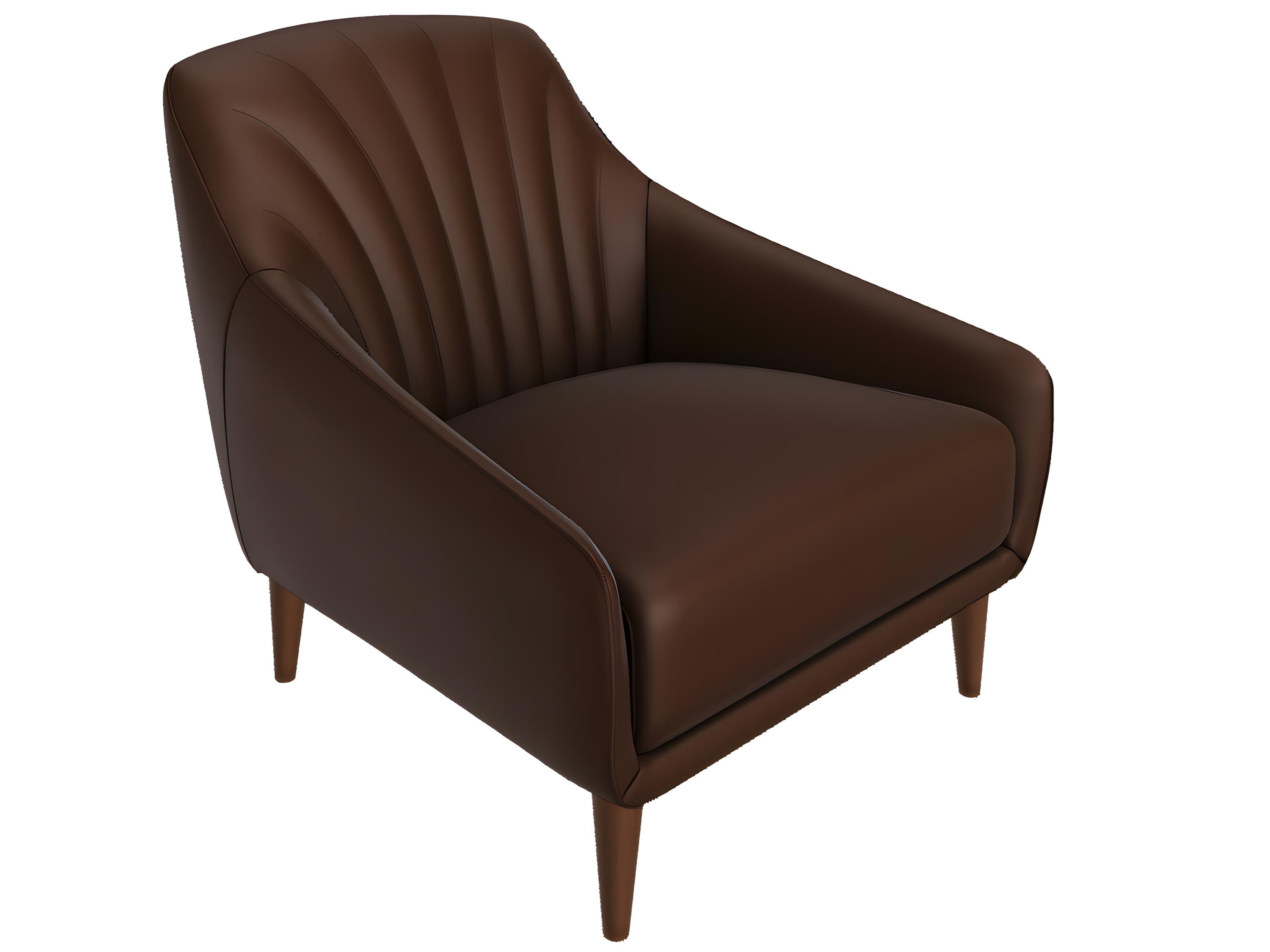 Natuzzi Editions Felicita Accent Chair with Wood Feet