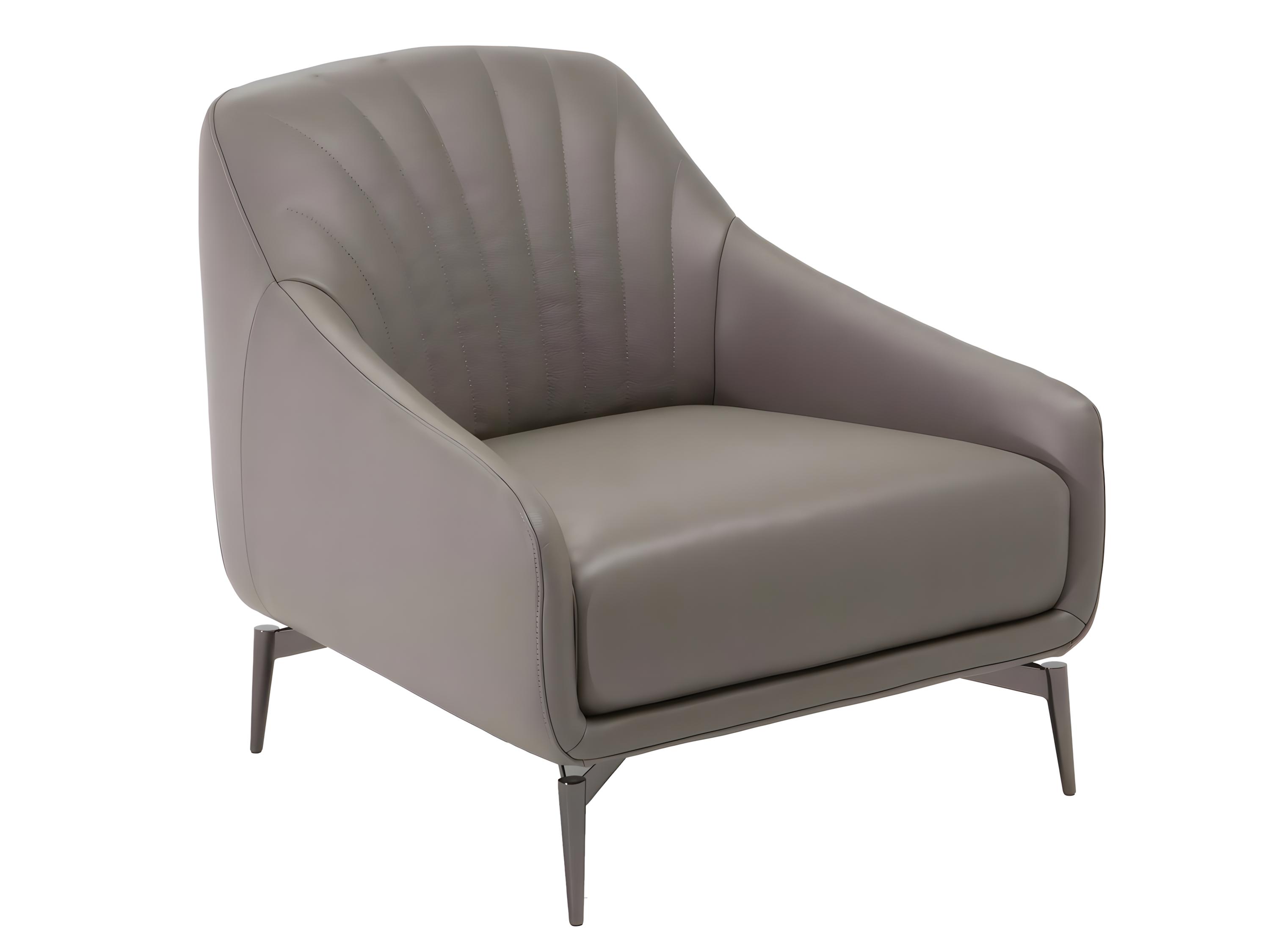 Natuzzi Editions Felicita Accent Chair with Metal Feet