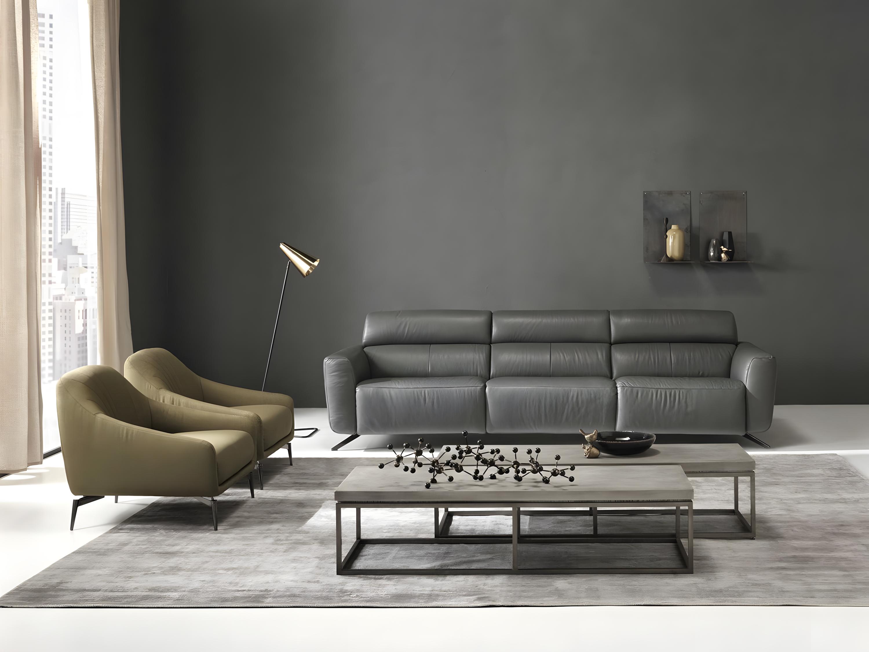 Natuzzi Editions Felicita Accent Chair with Metal Feet