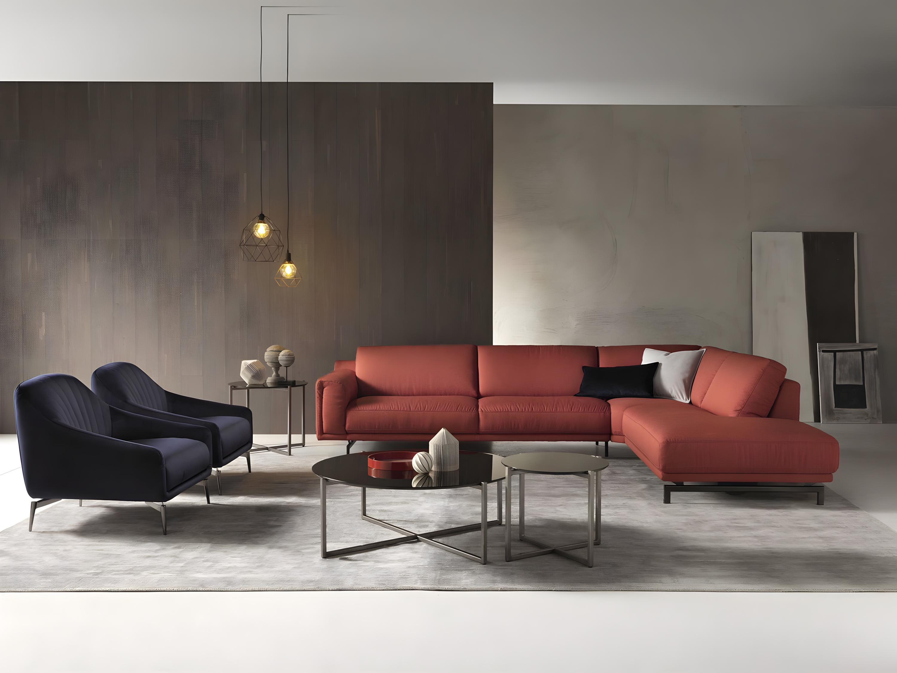 Natuzzi Editions Felicita Accent Chair with Metal Feet