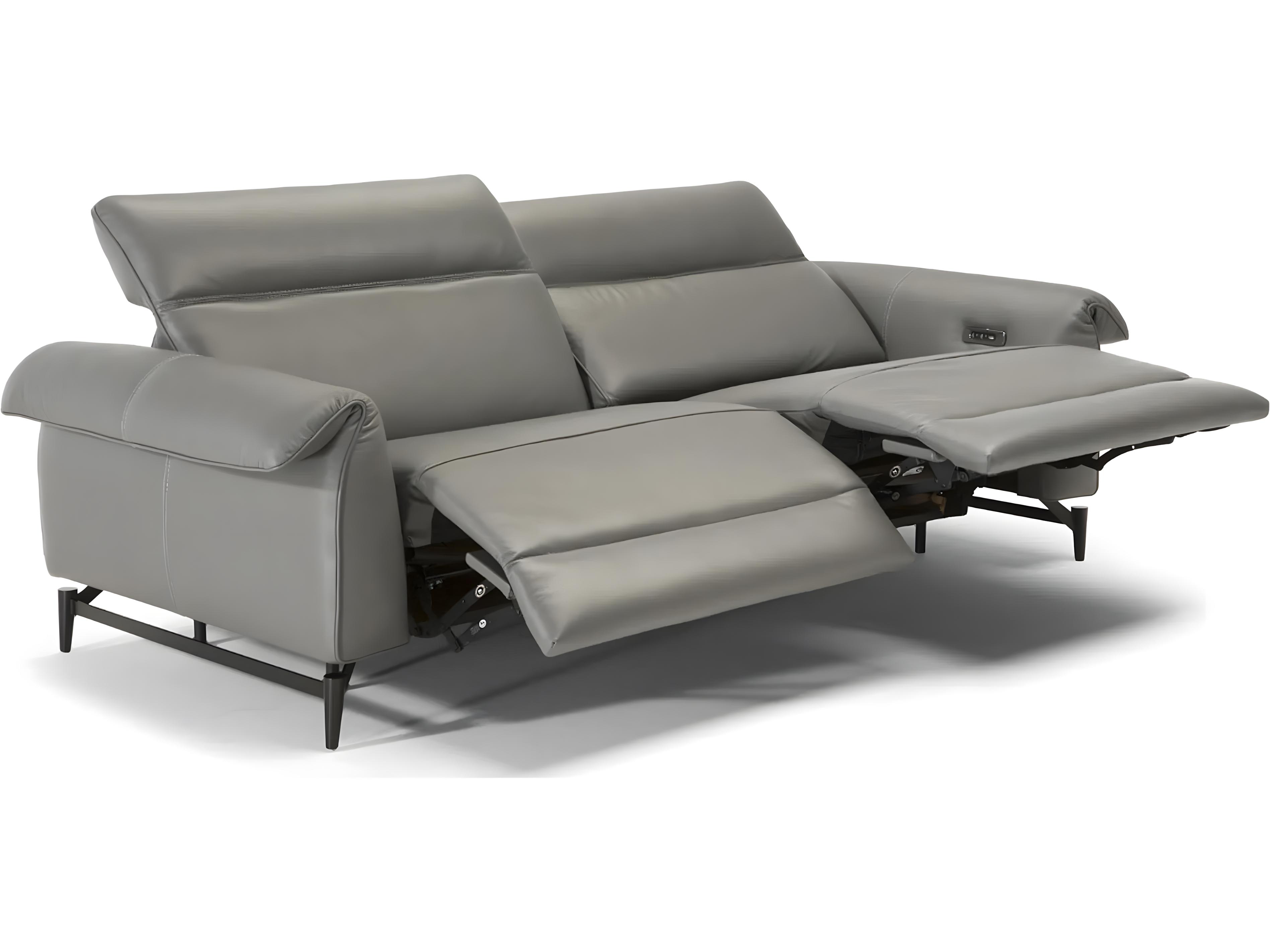 Natuzzi Editions Leggiadro Sofa with Dual Power Recliner