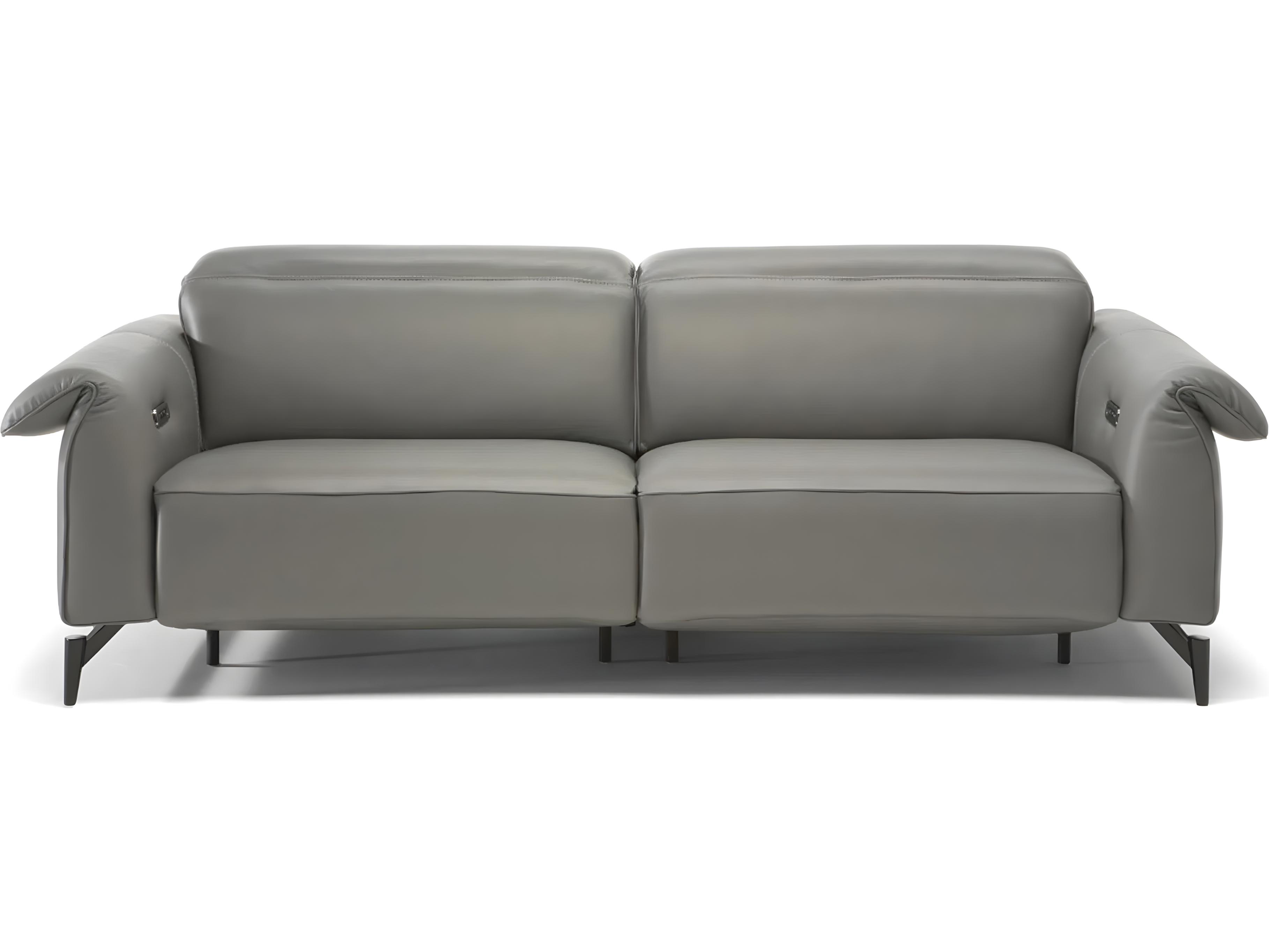 Natuzzi Editions Leggiadro Sofa with Dual Power Recliner