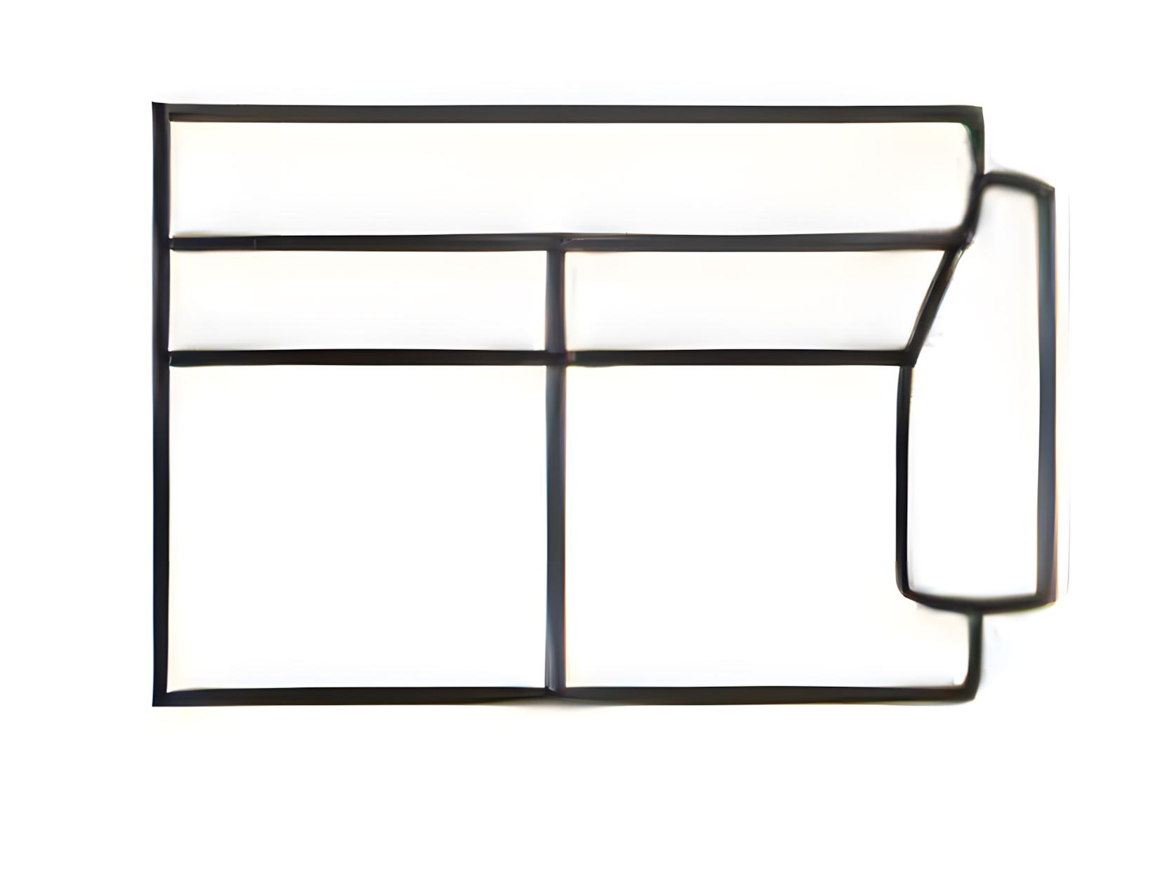 Natuzzi Editions Coro Right Arm Facing Sofa