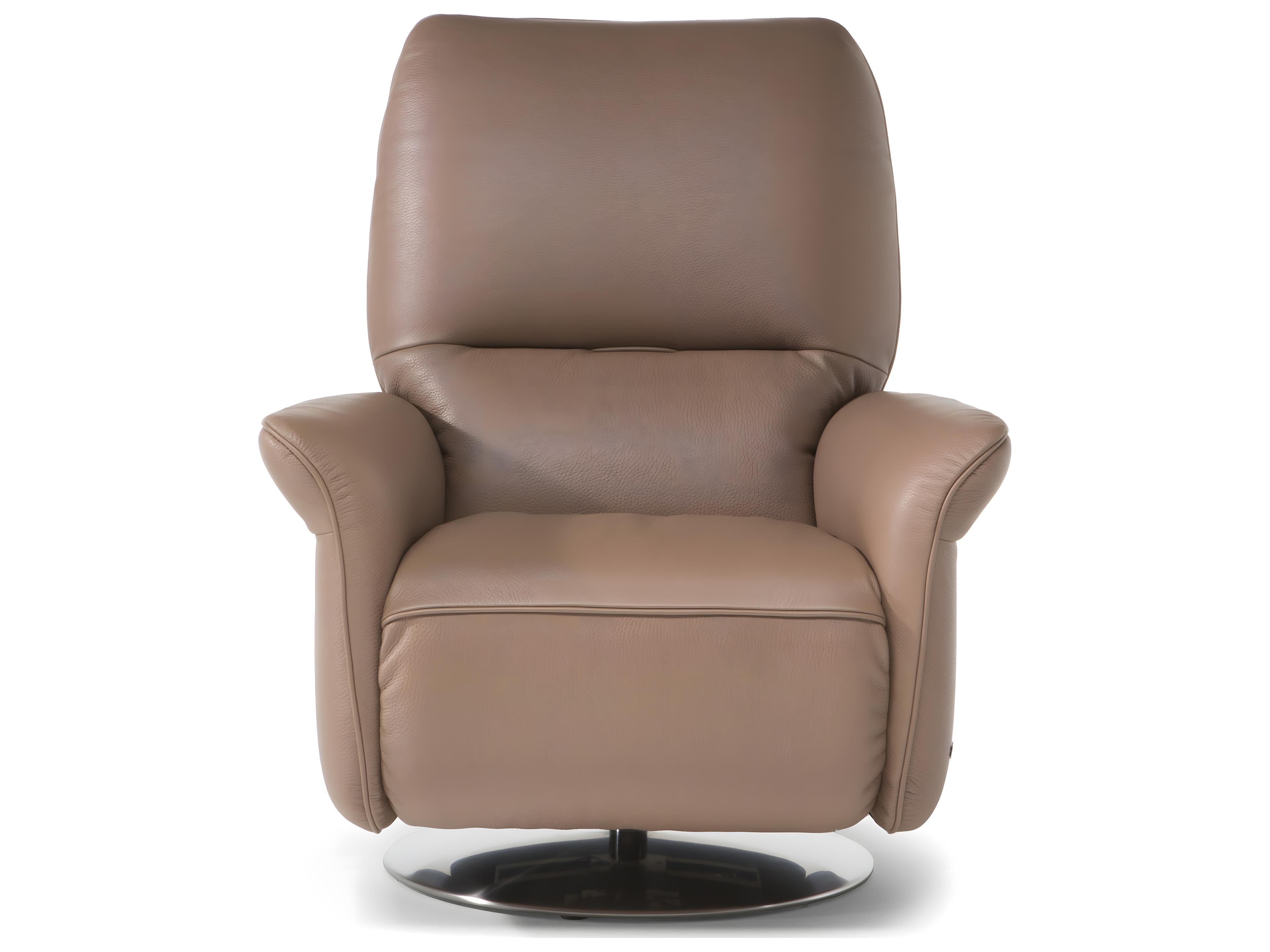 Natuzzi Editions Angelica King Swivel Double Reclining Accent Chair