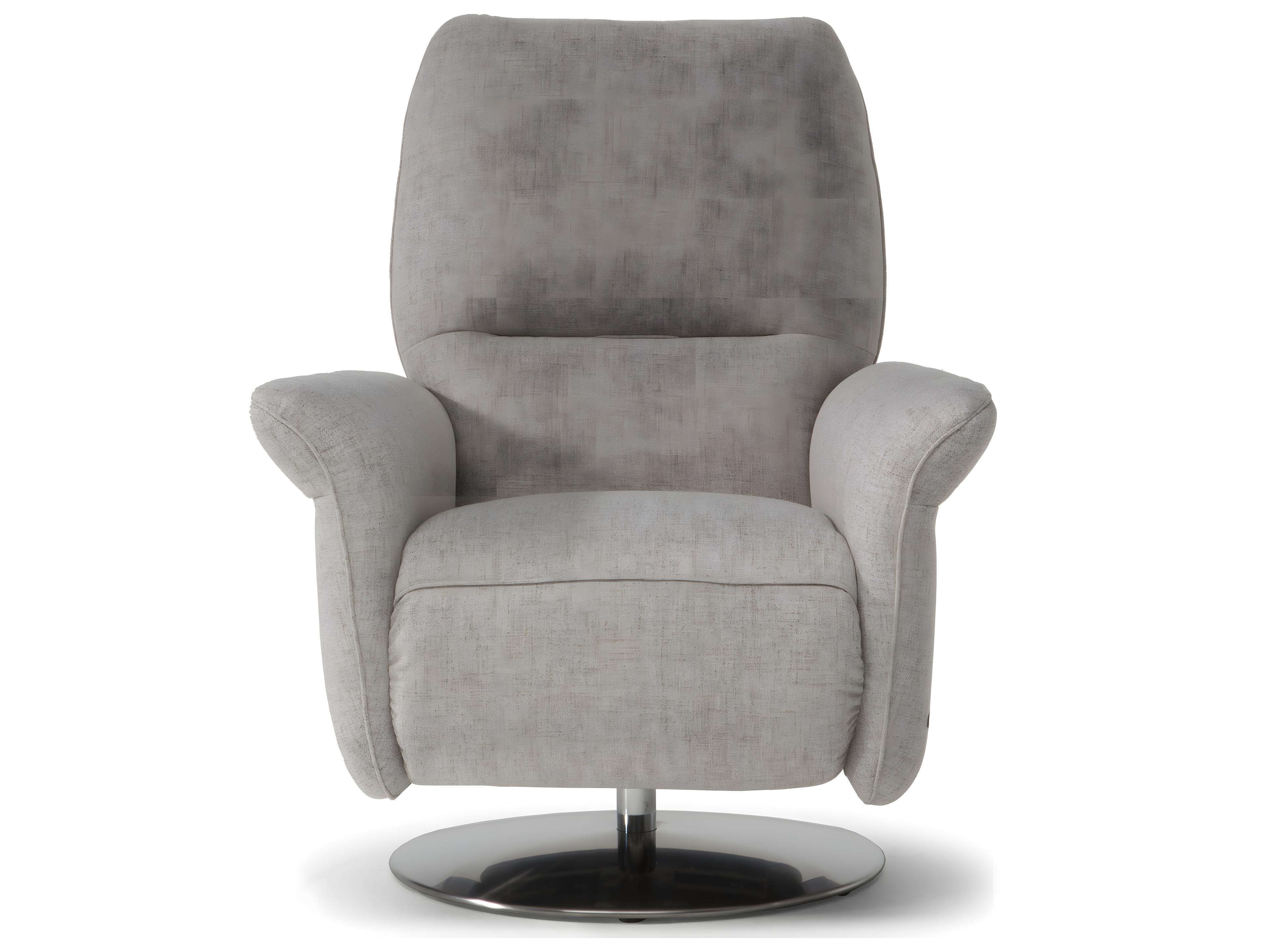 Natuzzi Editions Angelica Queen Swivel Double Reclining Accent Chair