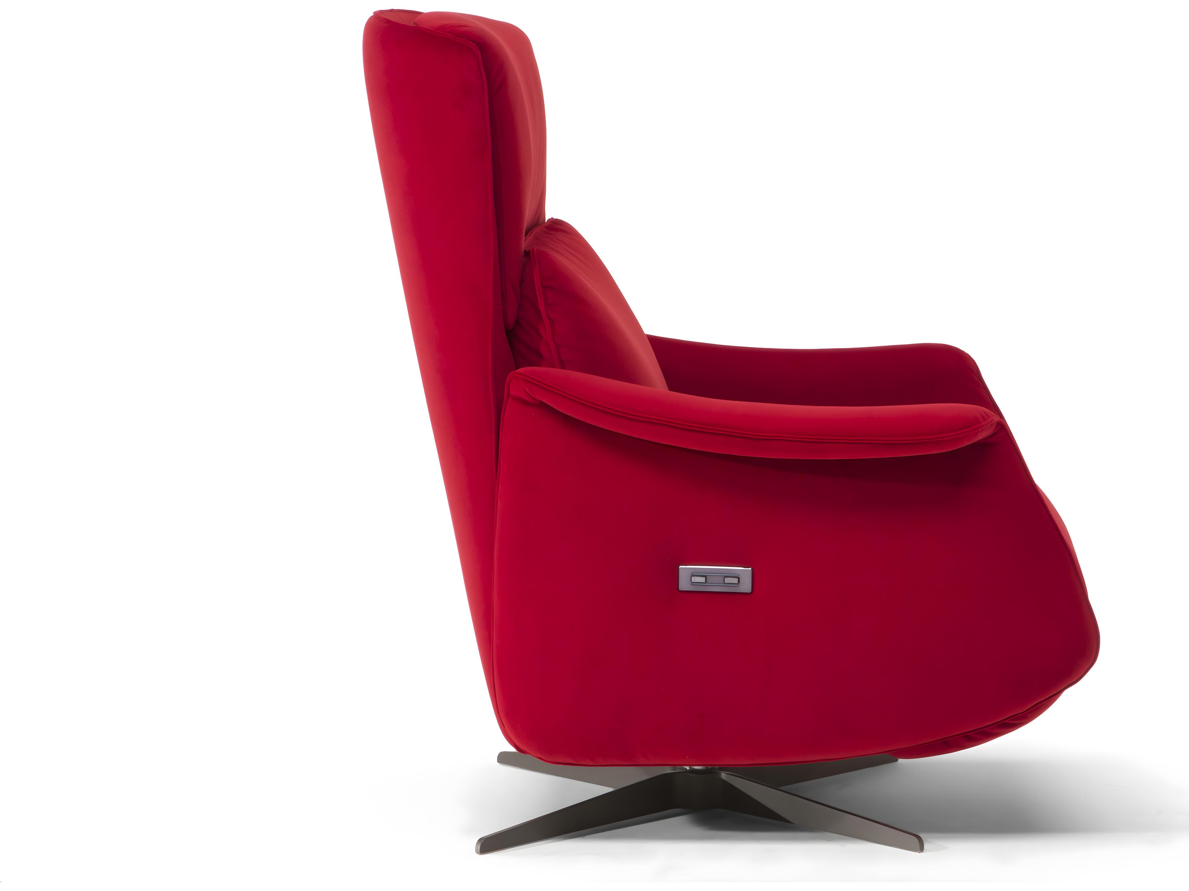 Natuzzi Editions Until Queen Swivel Double Reclining Accent Chair