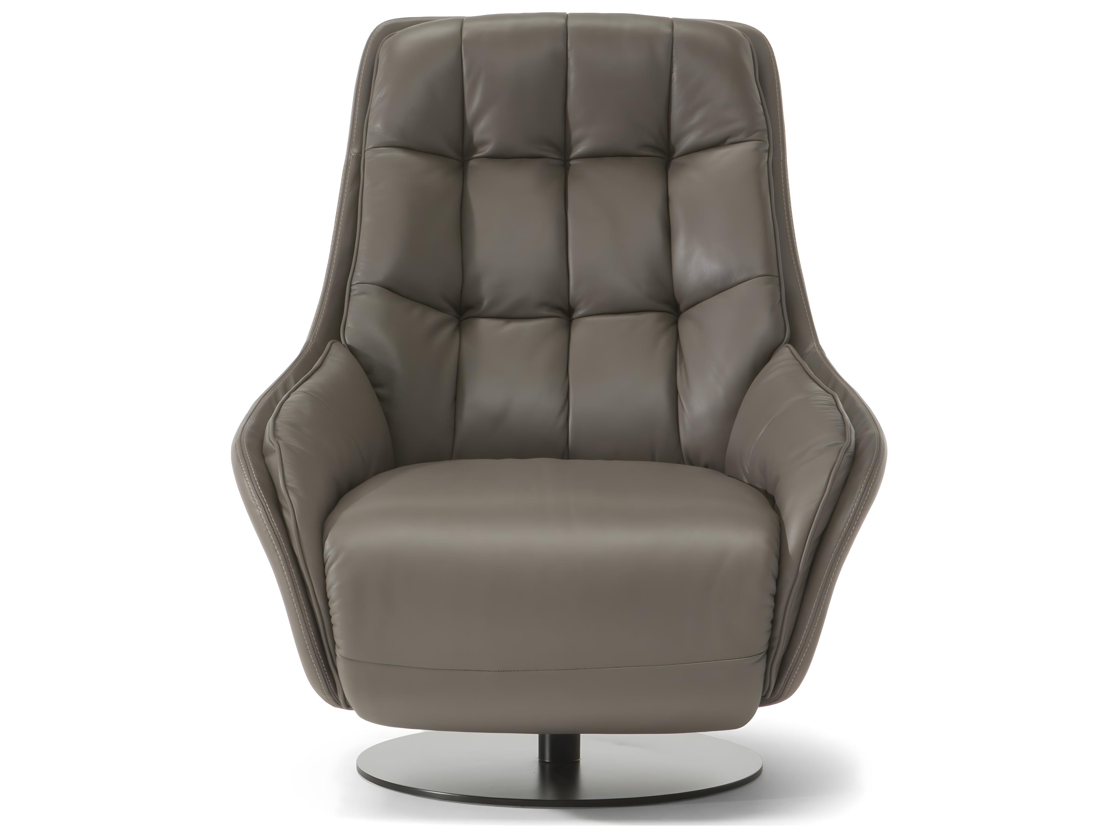 Natuzzi Editions Levante King Swivel Double Reclining Accent Chair
