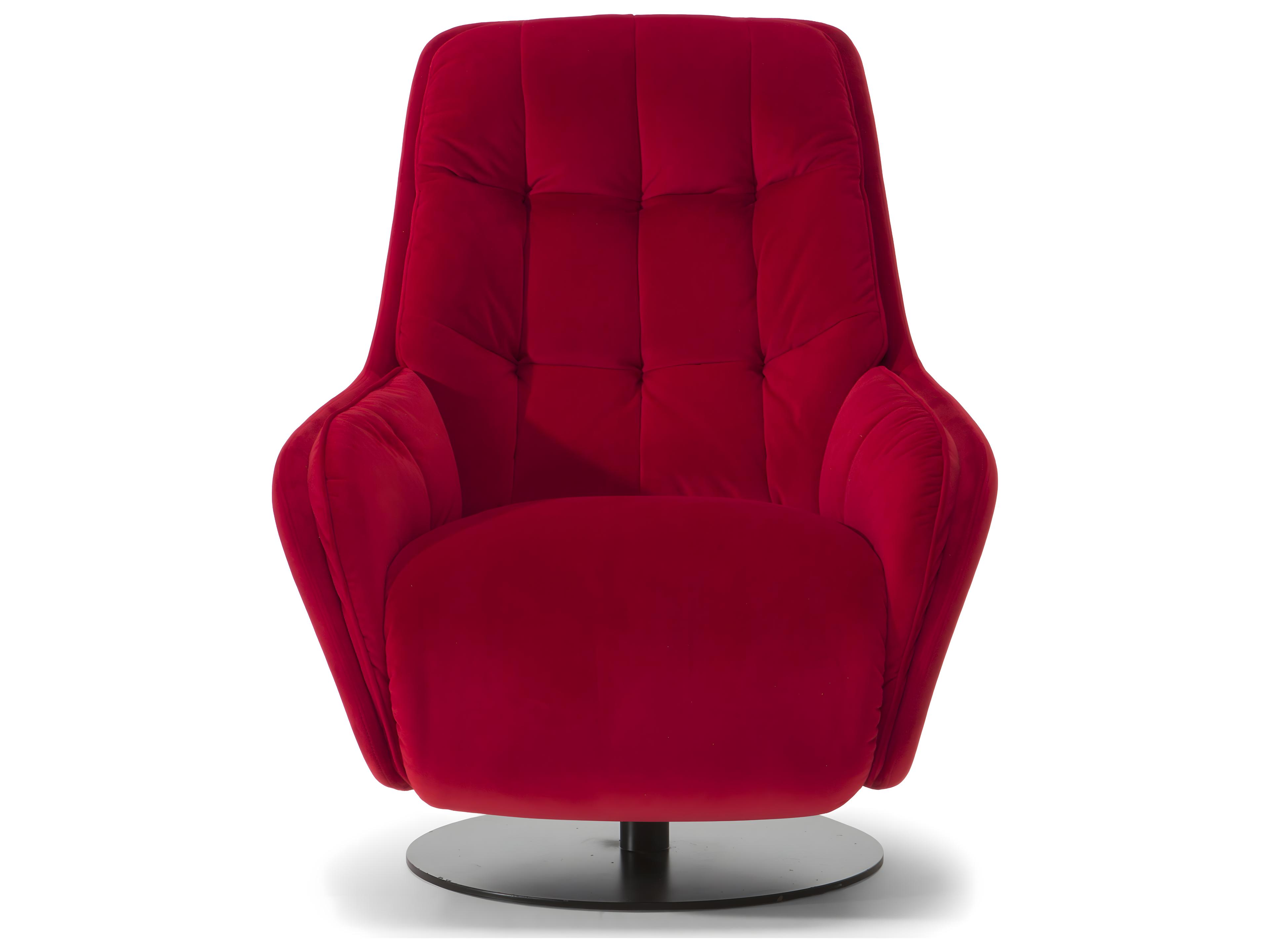 Natuzzi Editions Levante Queen Swivel Double Reclining Accent Chair
