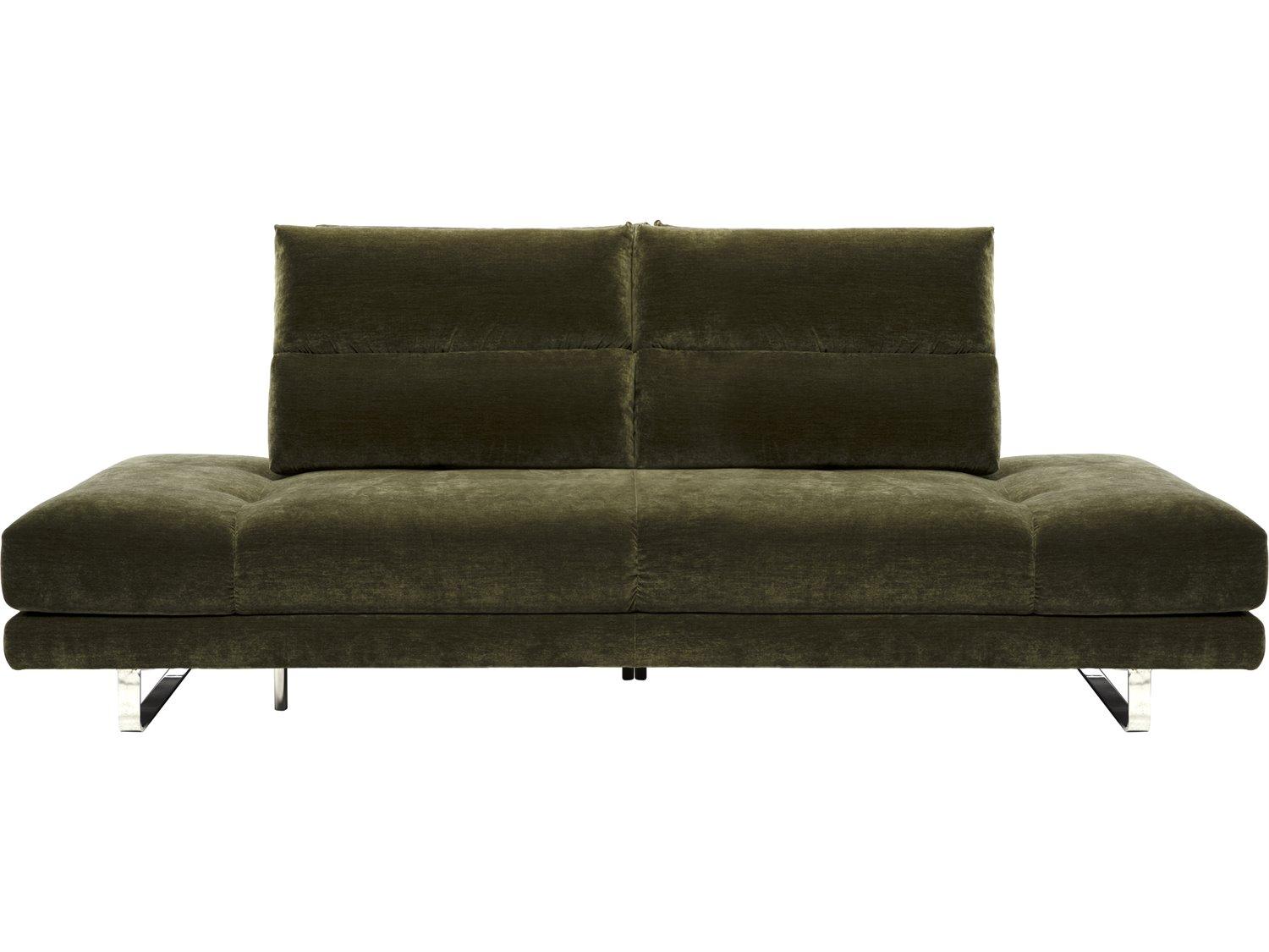 Natuzzi Editions Roma Loveseat and a Half with Adjustable Back