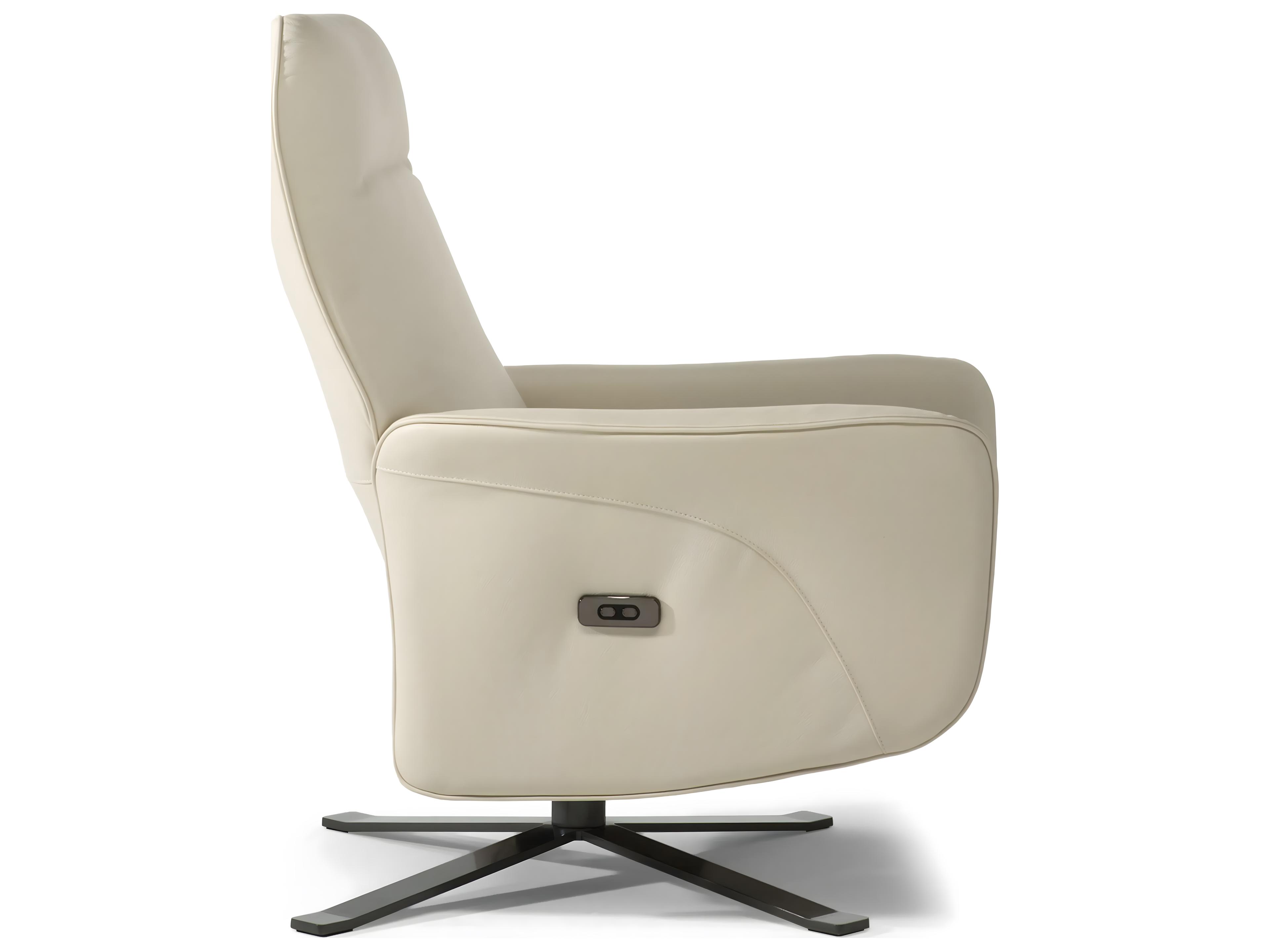 Natuzzi Editions Sidney Queen Swivel Armchair with Double Power Motion