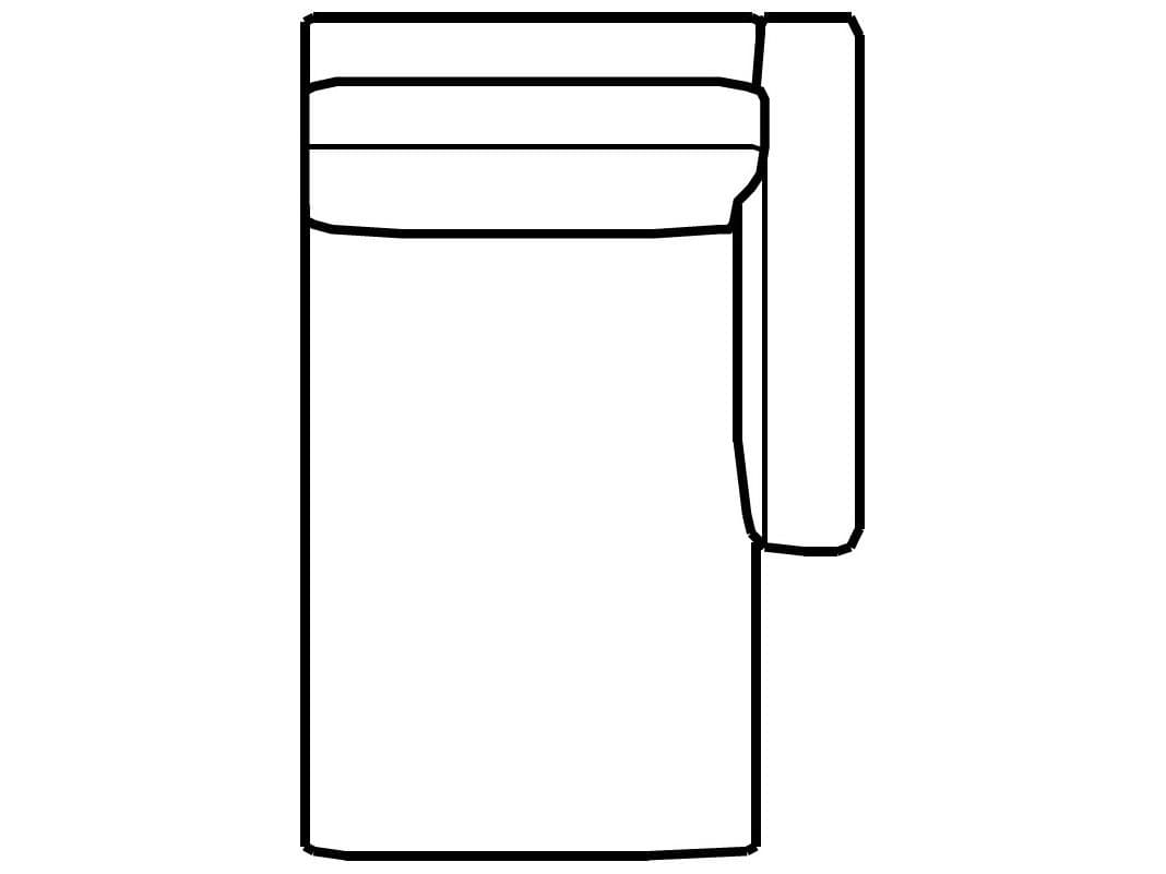 Natuzzi Editions Copenhagen Right Arm Facing Chaise Lounge