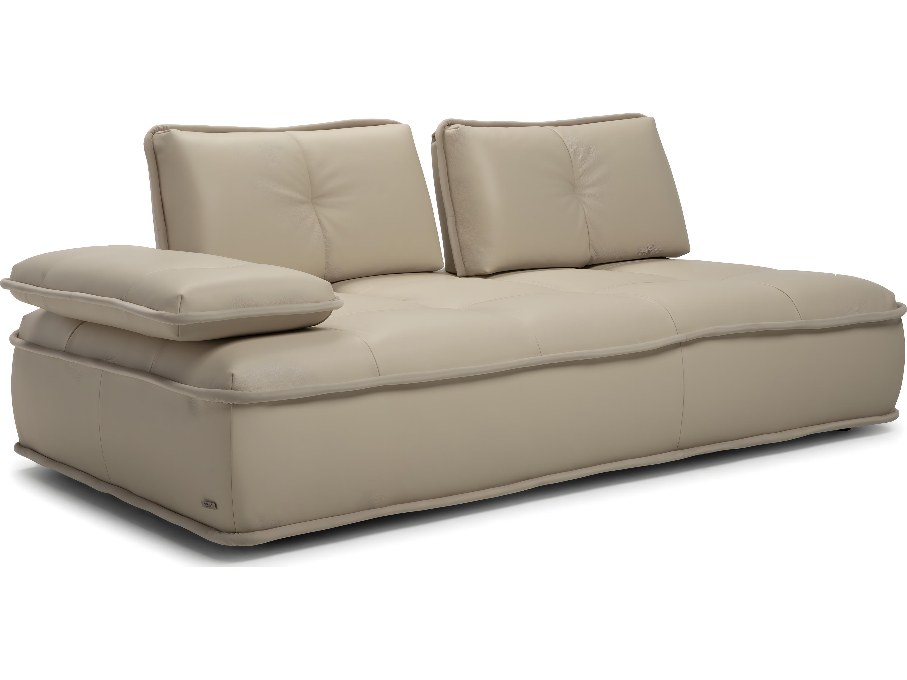 Natuzzi Editions Pixel Right Arm Facing Loveseat and a Half with Slide Back