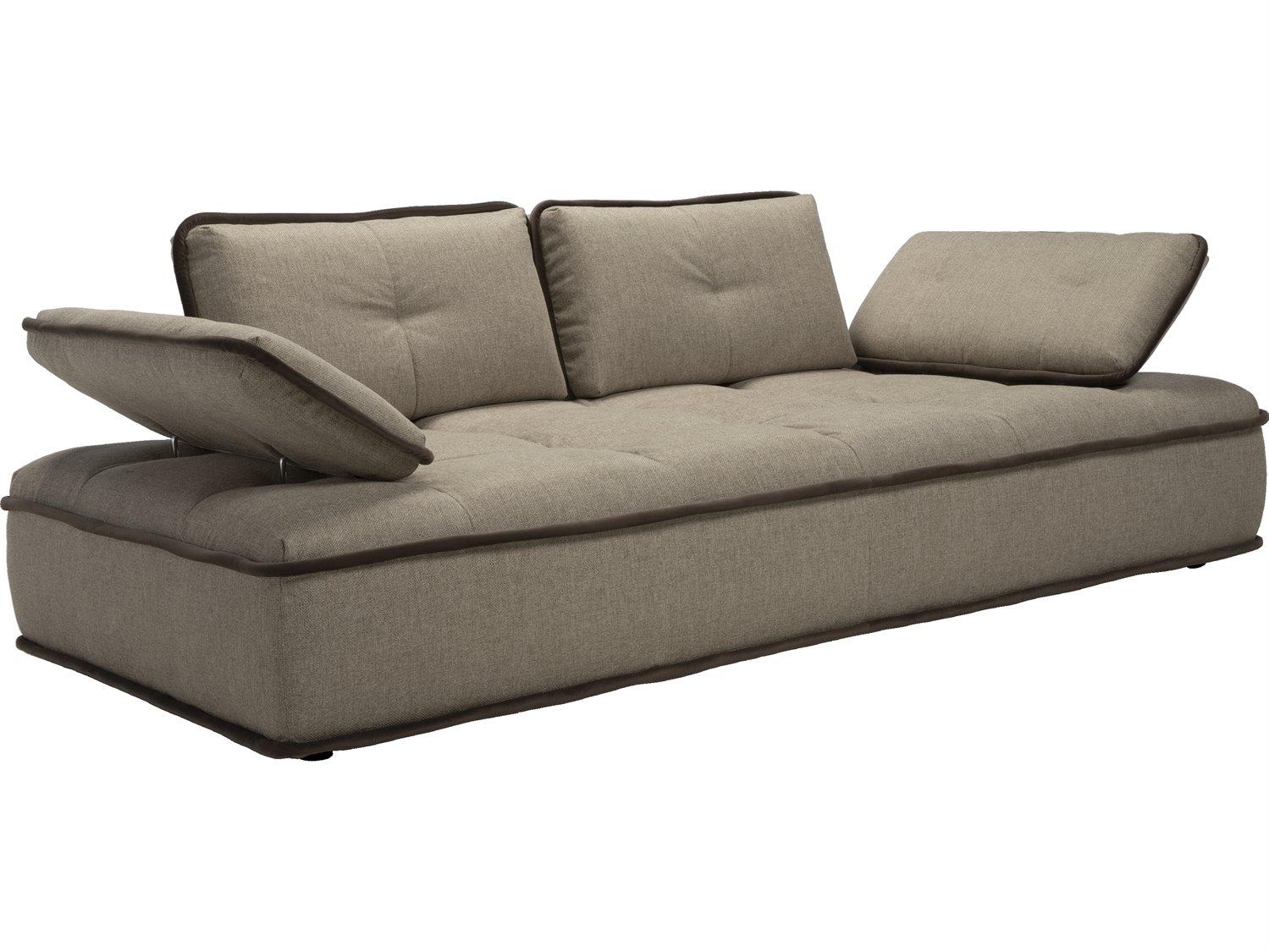 Natuzzi Editions Pixel Sofa with Adjustable Arms and Slide Back