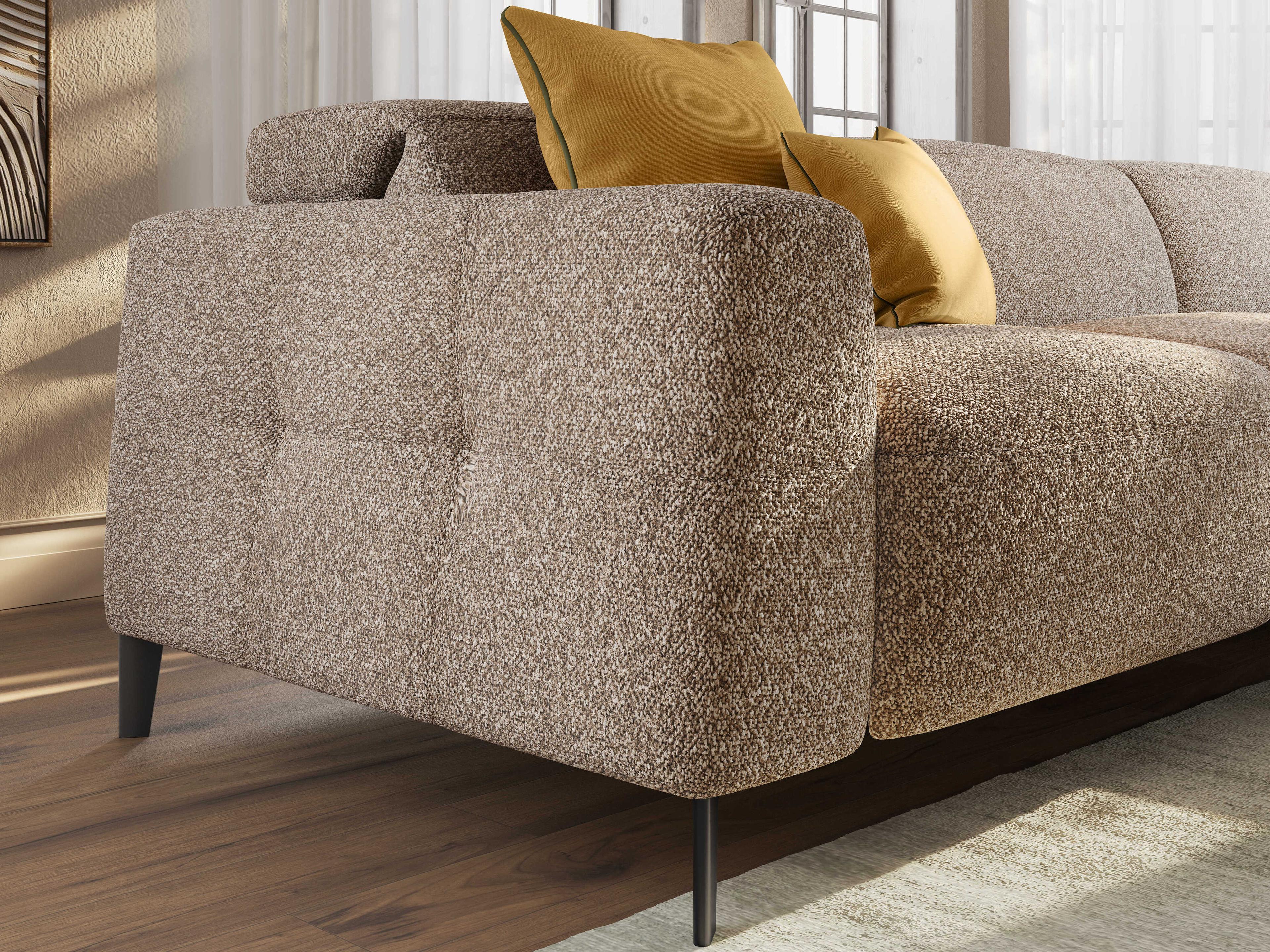 Natuzzi Editions Capri Upholstered Sectional Sofa