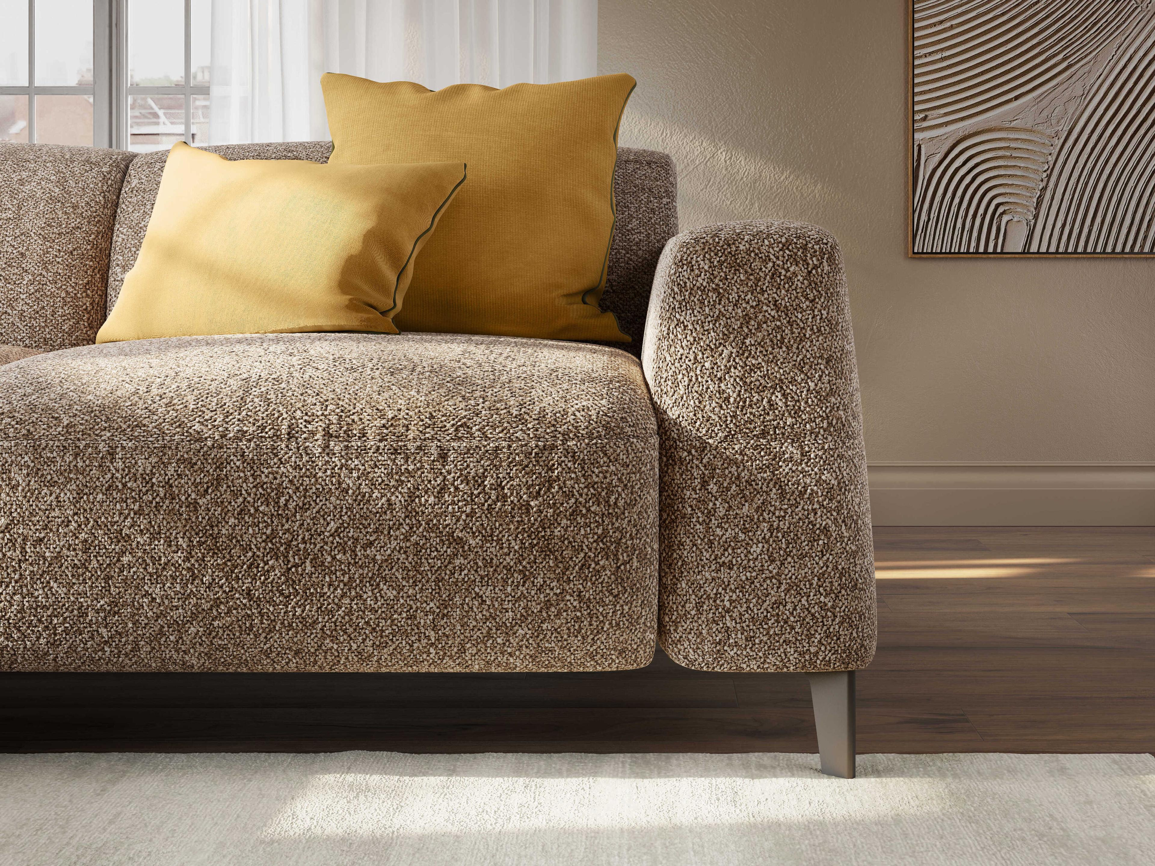 Natuzzi Editions Capri Upholstered Sectional Sofa