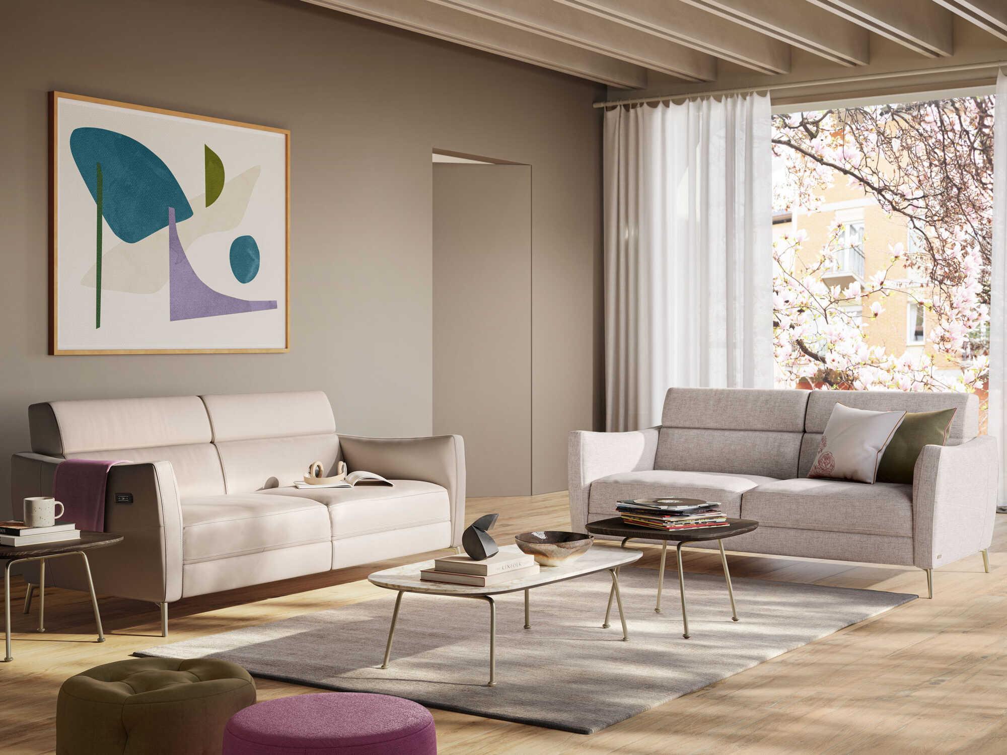 Natuzzi Editions Greg Sofa Set