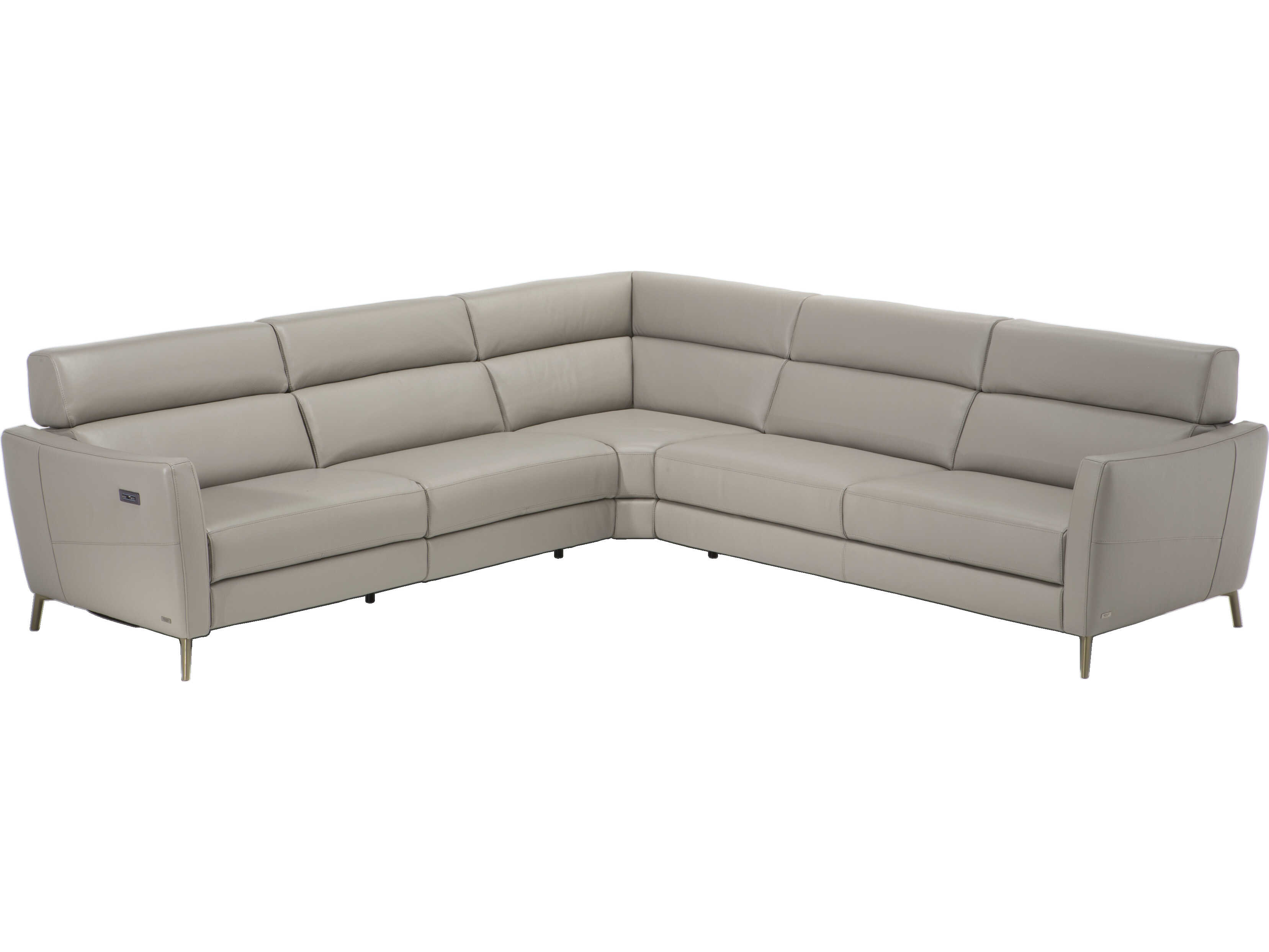 Natuzzi Editions Greg Leather Sectional Sofa