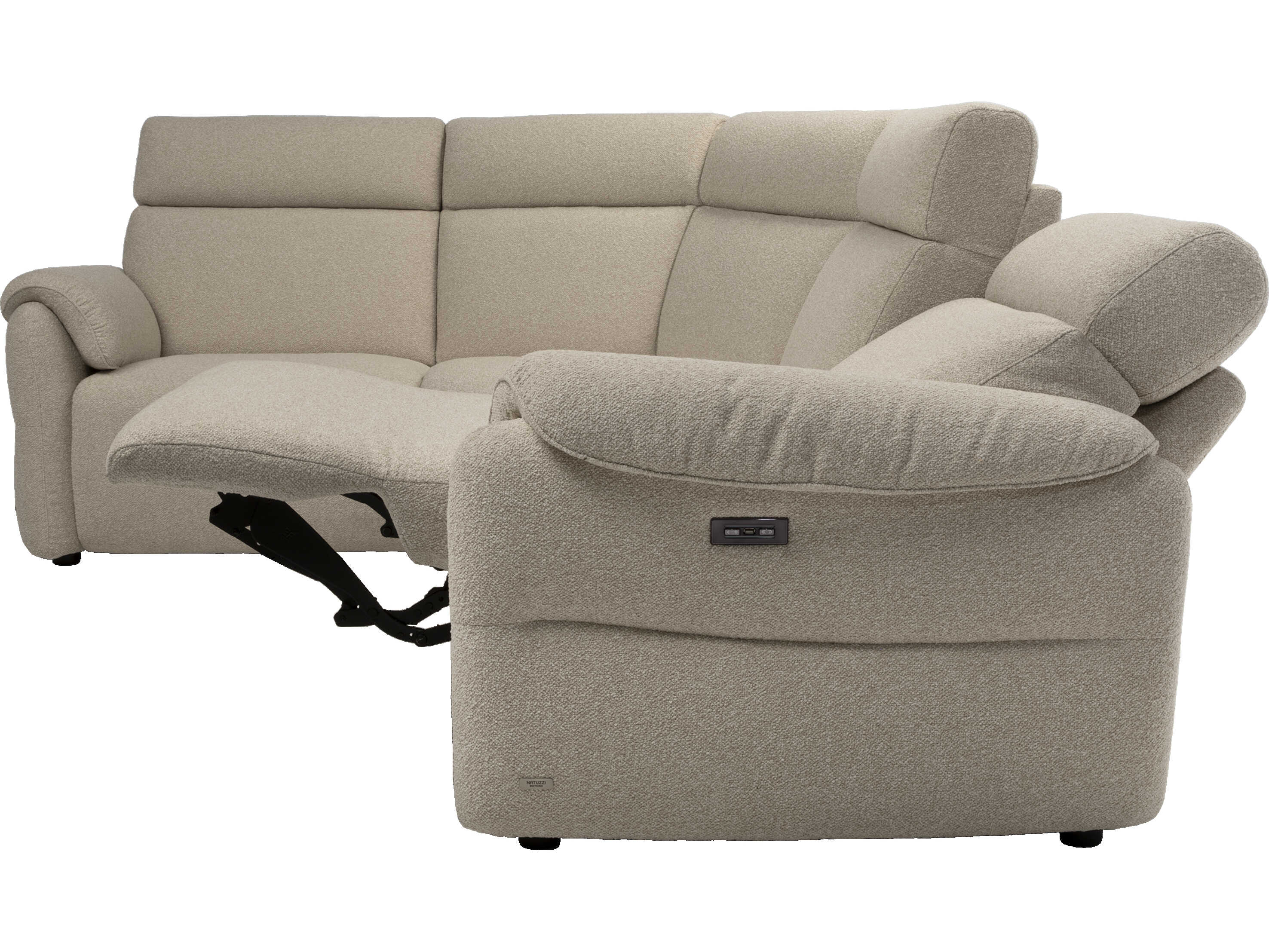 Natuzzi Editions Houston Upholstered Sectional Sofa
