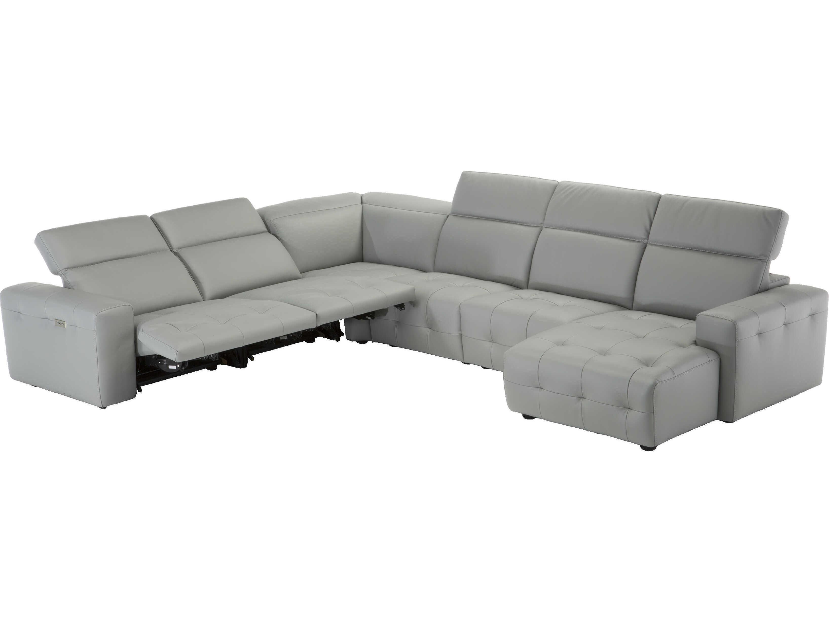 Natuzzi Editions Intenso Leather Sectional Sofa