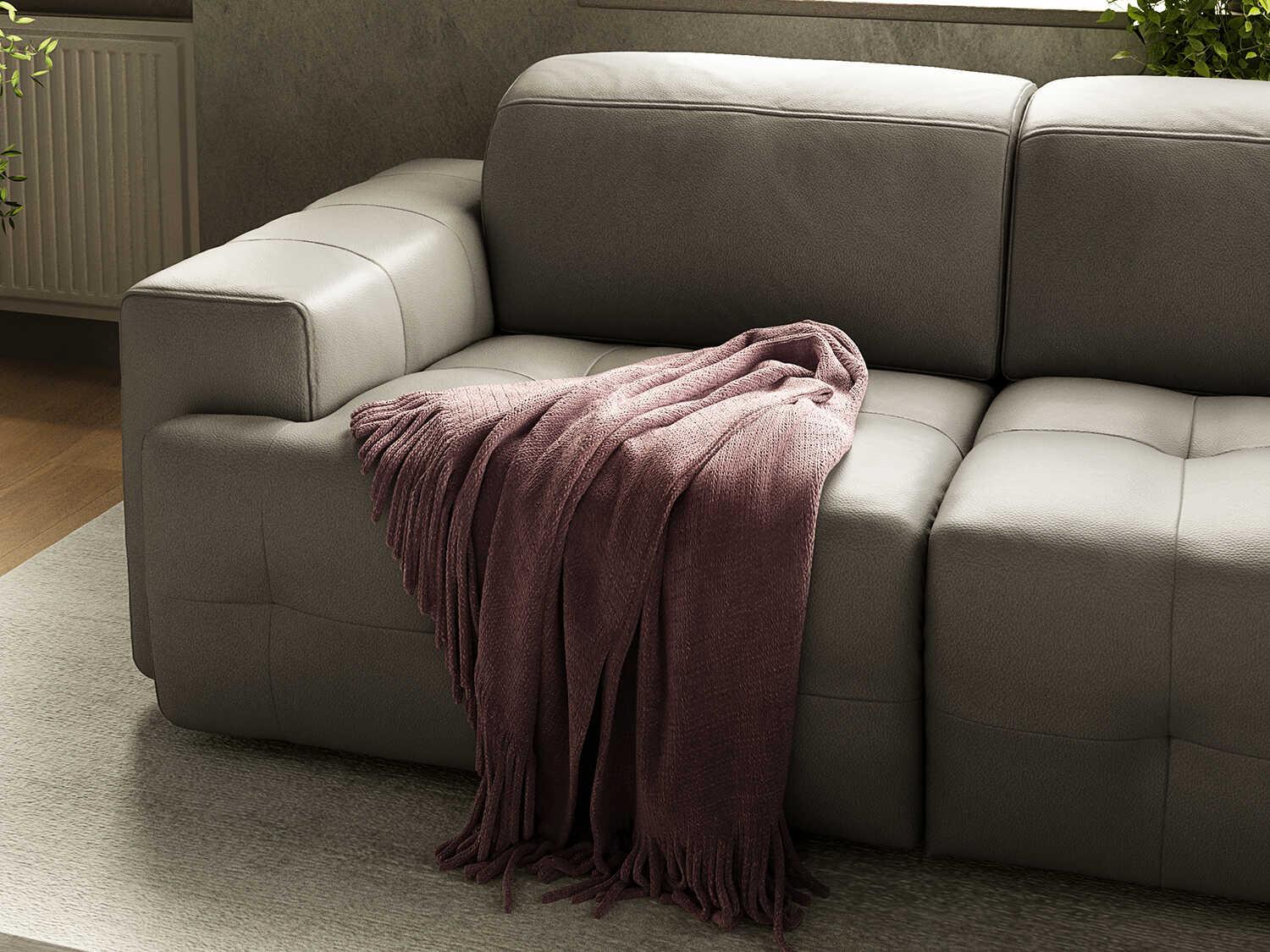 Natuzzi Editions Intenso Leather Sectional Sofa