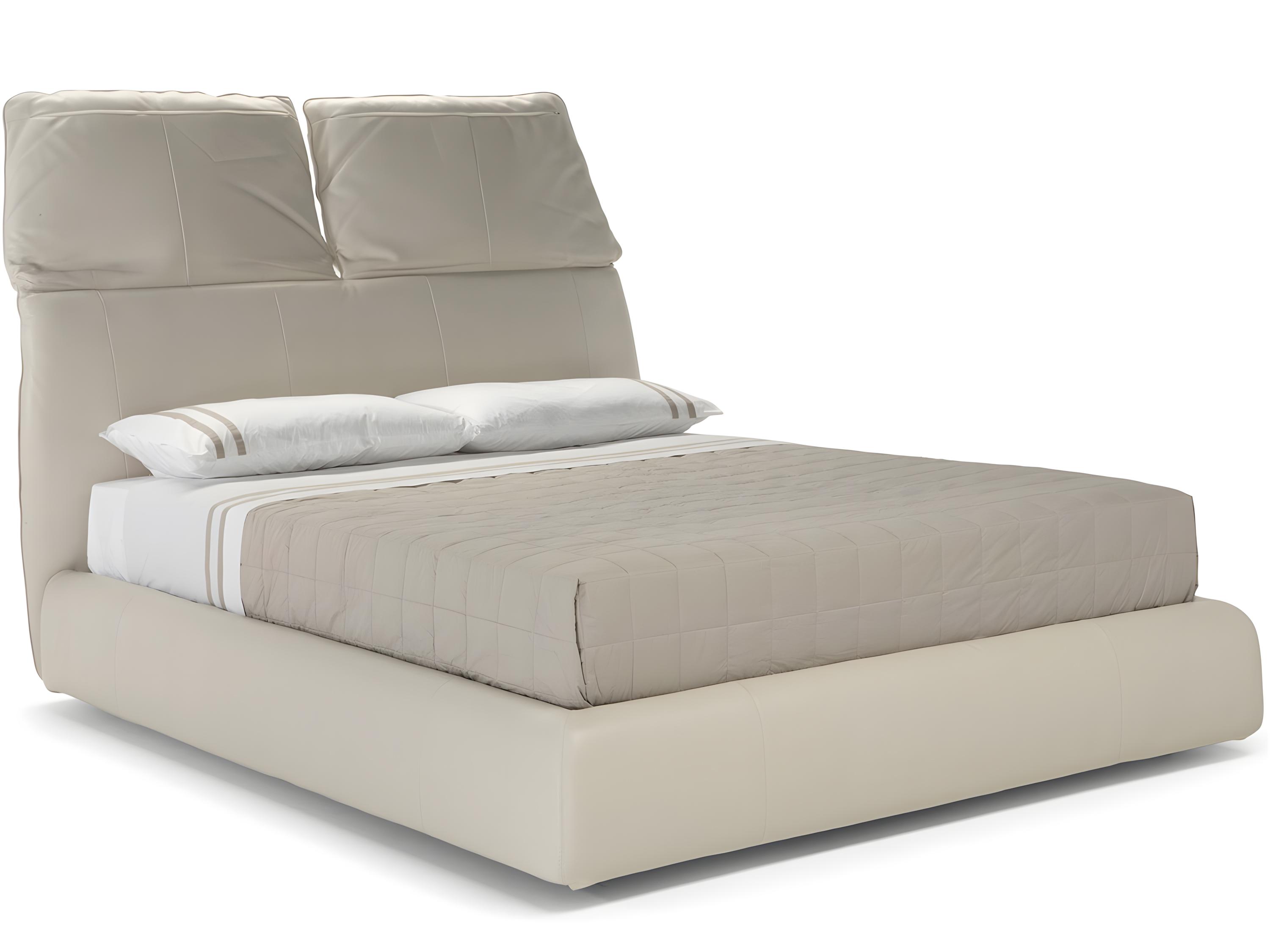 Natuzzi Editions Orbitale Double Storage Bed with Split Mesh