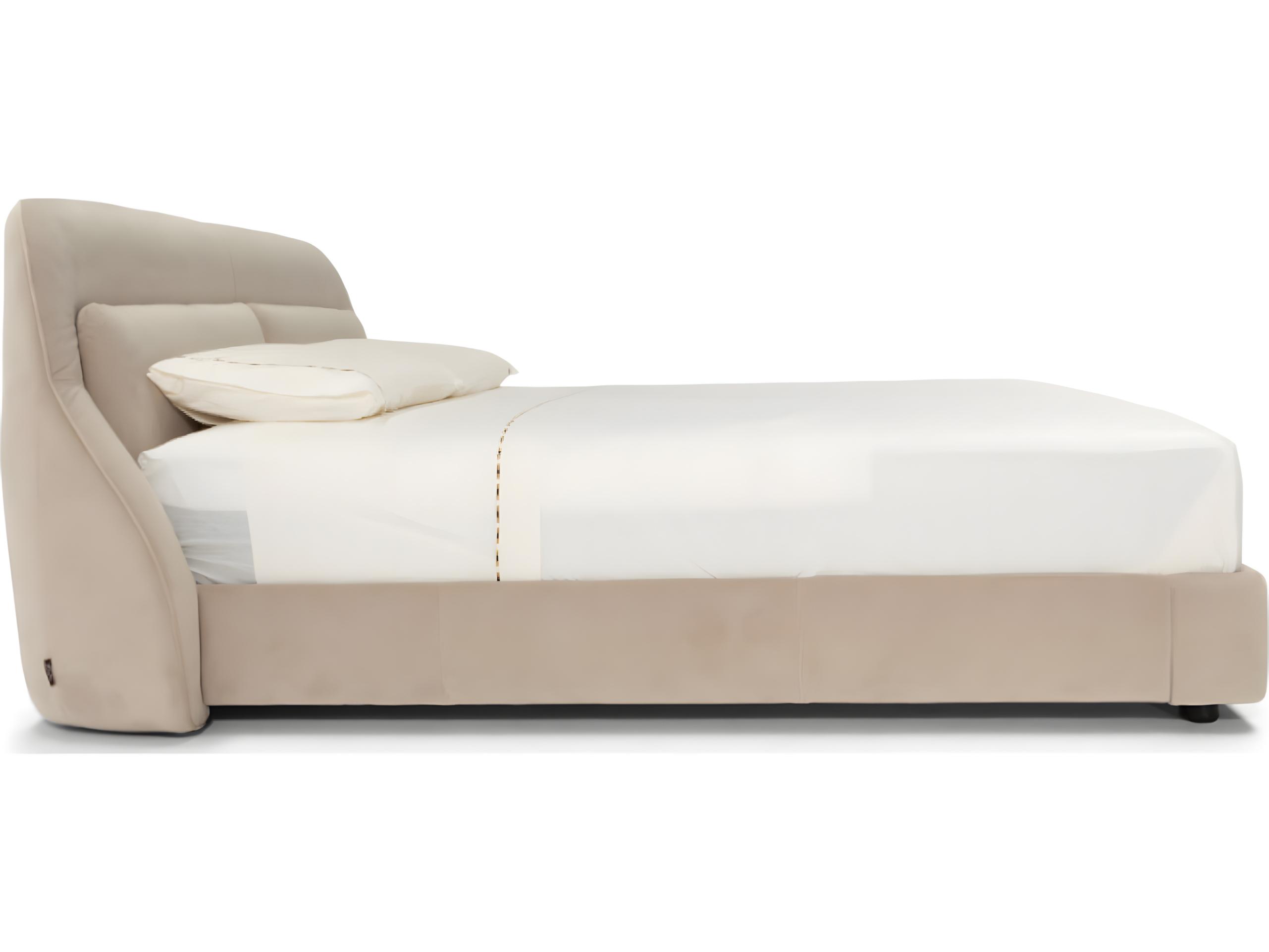 Natuzzi Editions Parigi King Storage Bed Split Mesh