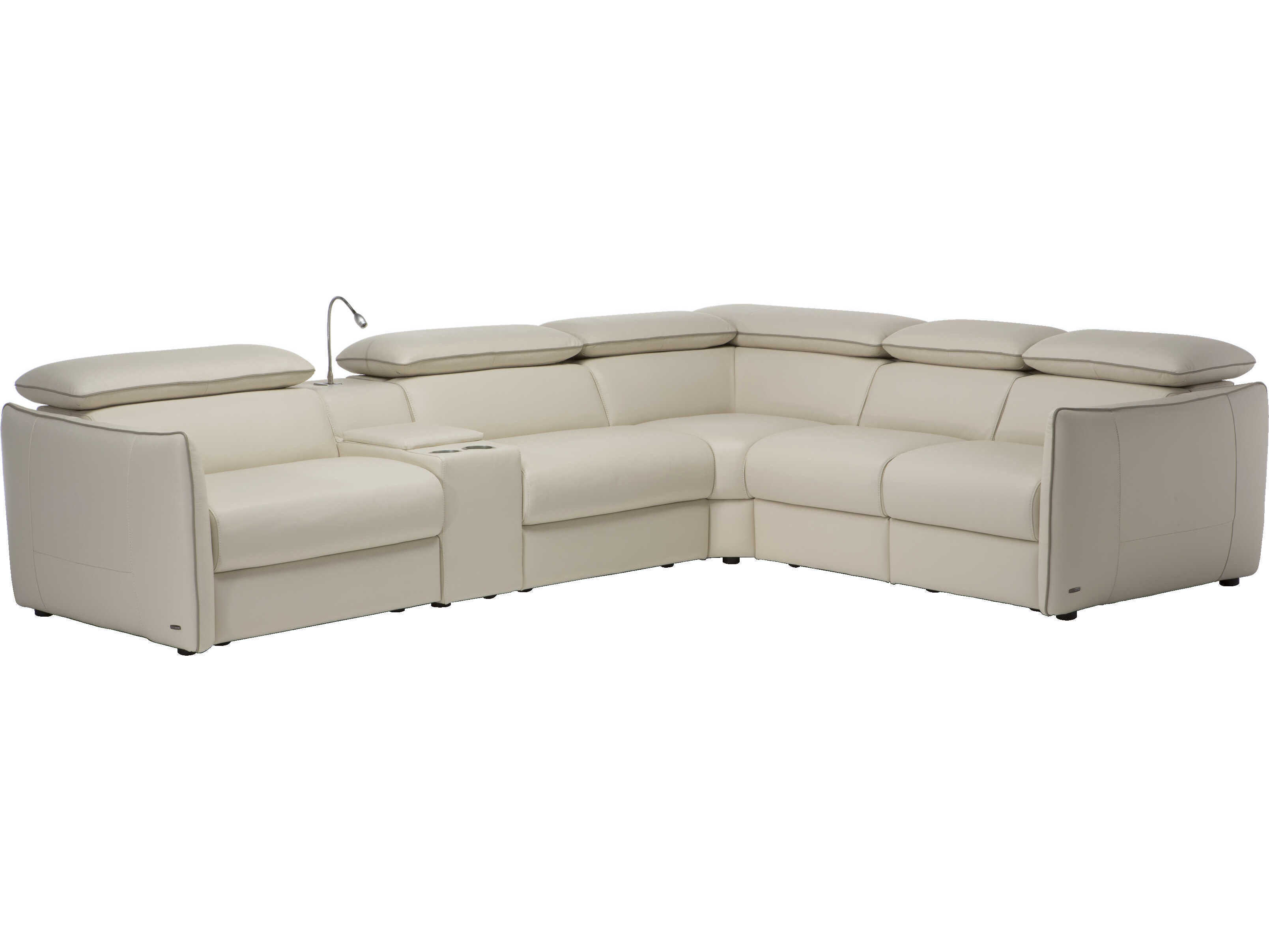 Natuzzi Editions Meraviglia Leather Sectional Sofa