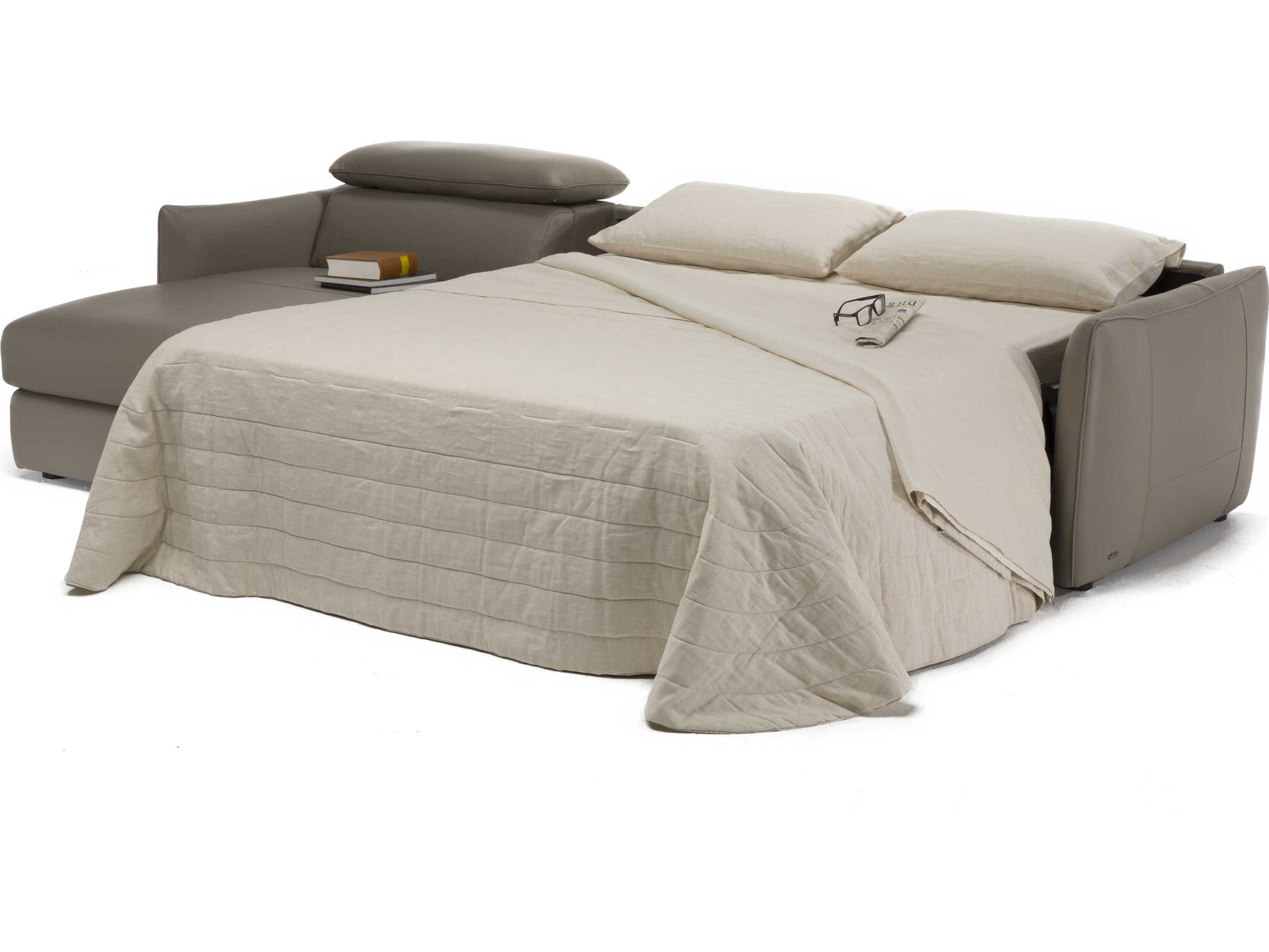 Natuzzi Editions Meraviglia Leather Sectional Sofa