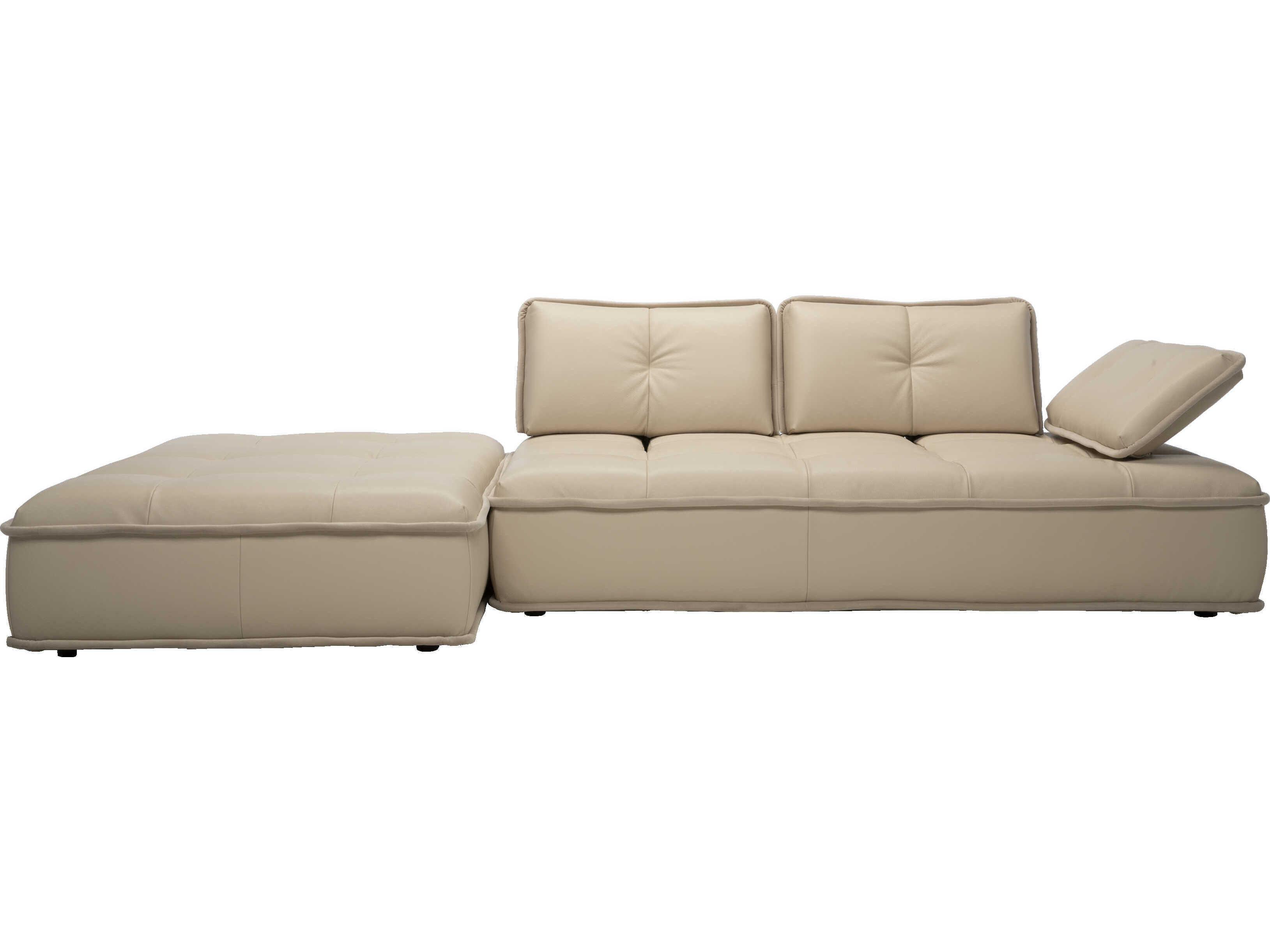 Natuzzi Editions Pixel Leather Sectional Sofa