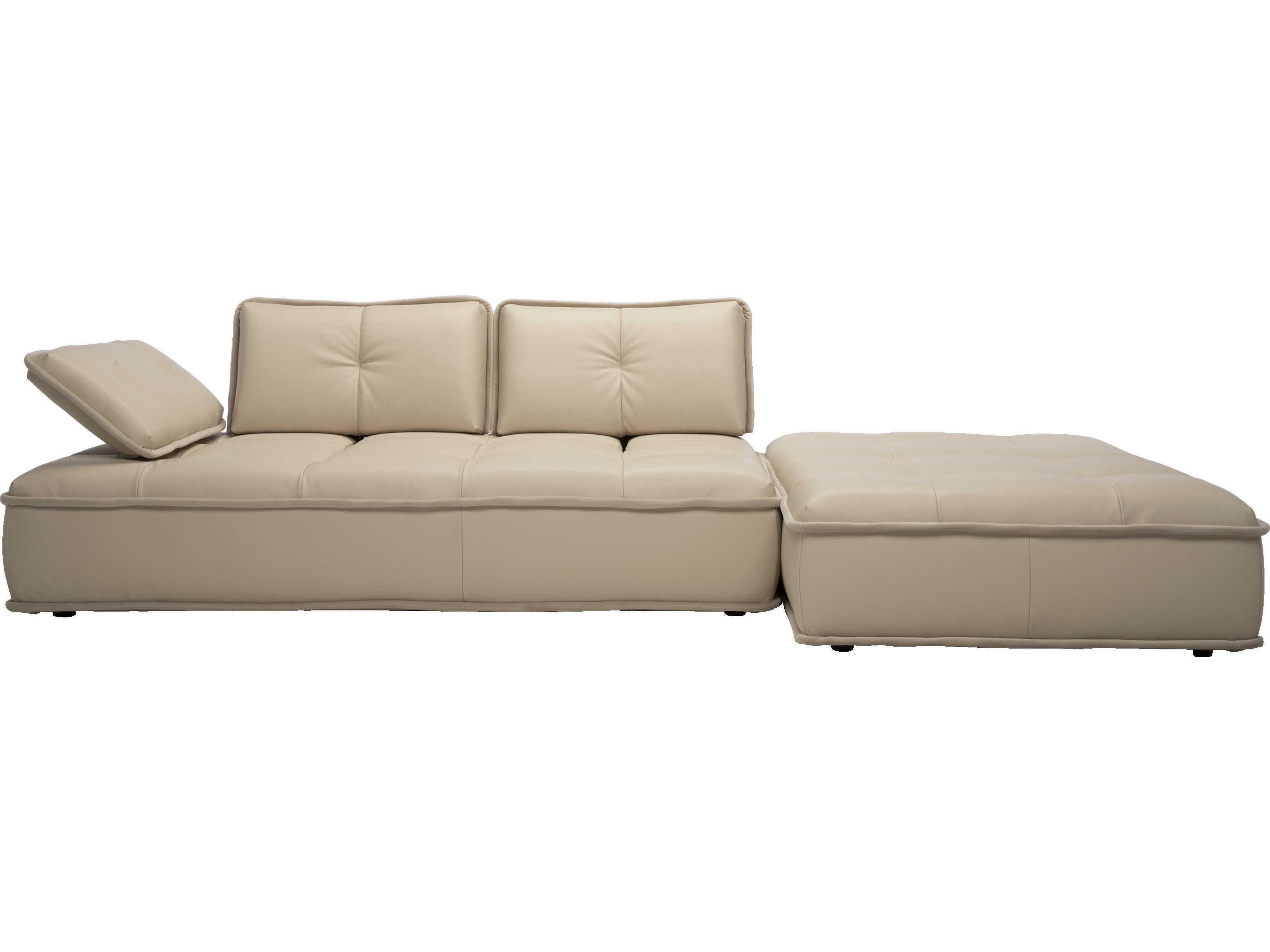 Natuzzi Editions Pixel Leather Sectional Sofa