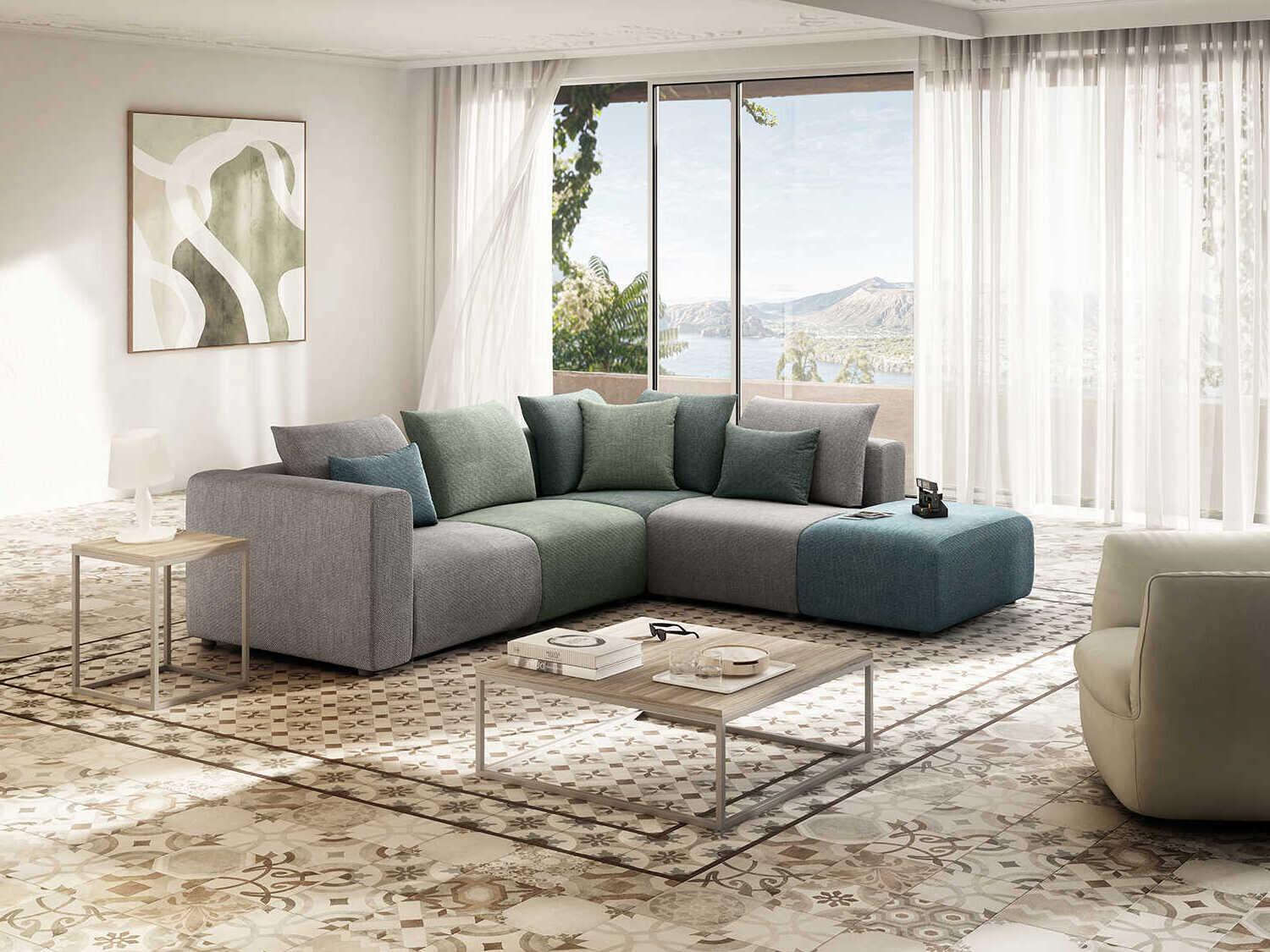 Natuzzi Editions Puzzle Sofa Set