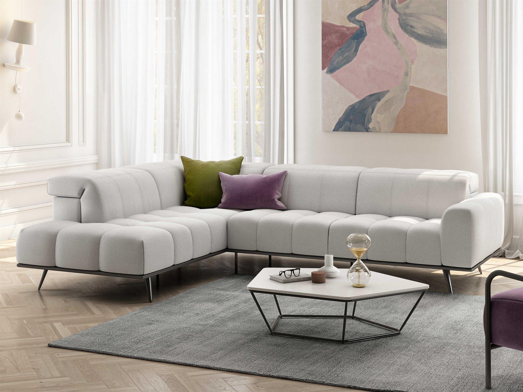 Natuzzi Editions Scacco Upholstered Sectional Sofa