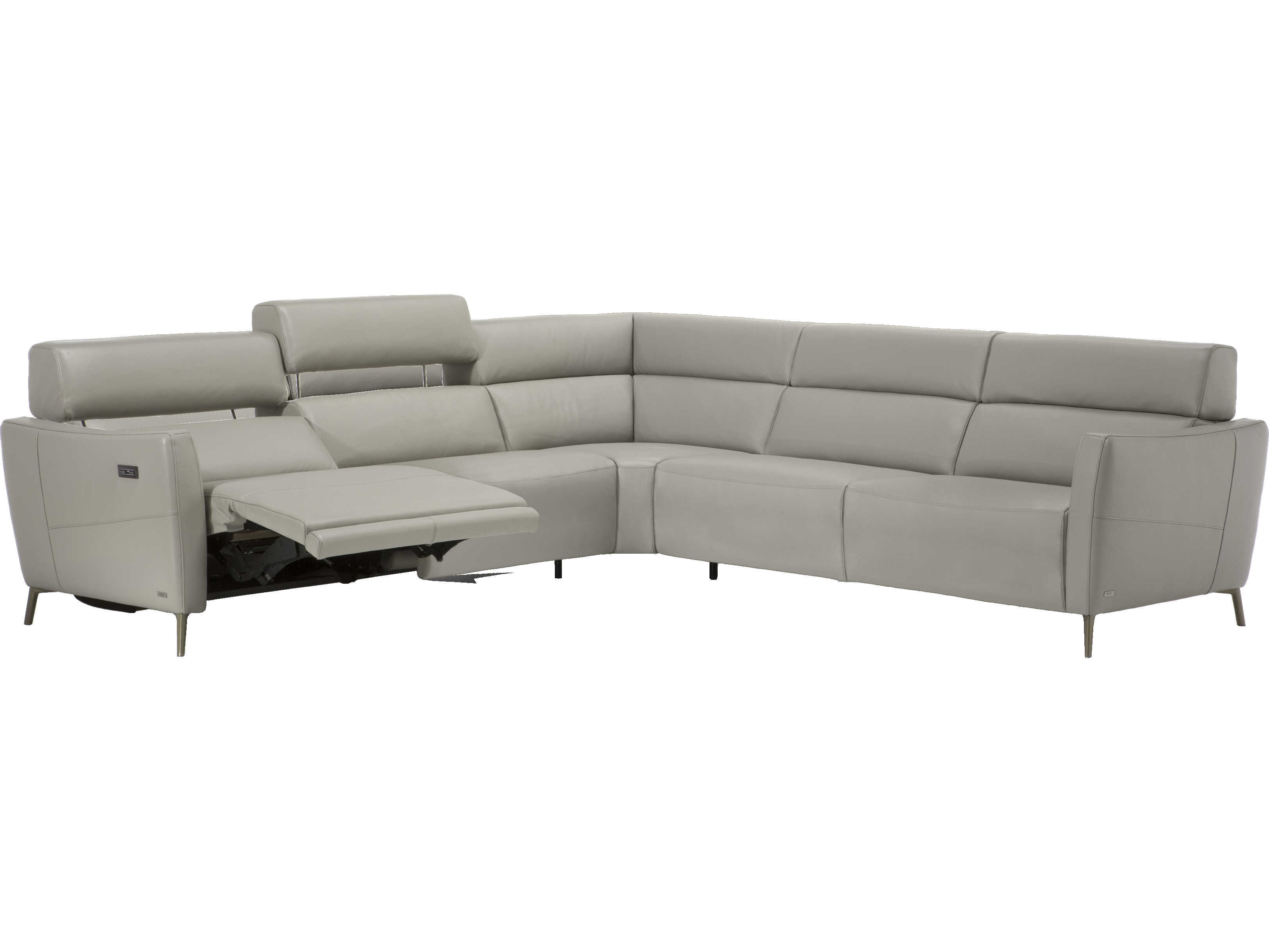 Natuzzi Editions Seattle Leather Sectional Sofa