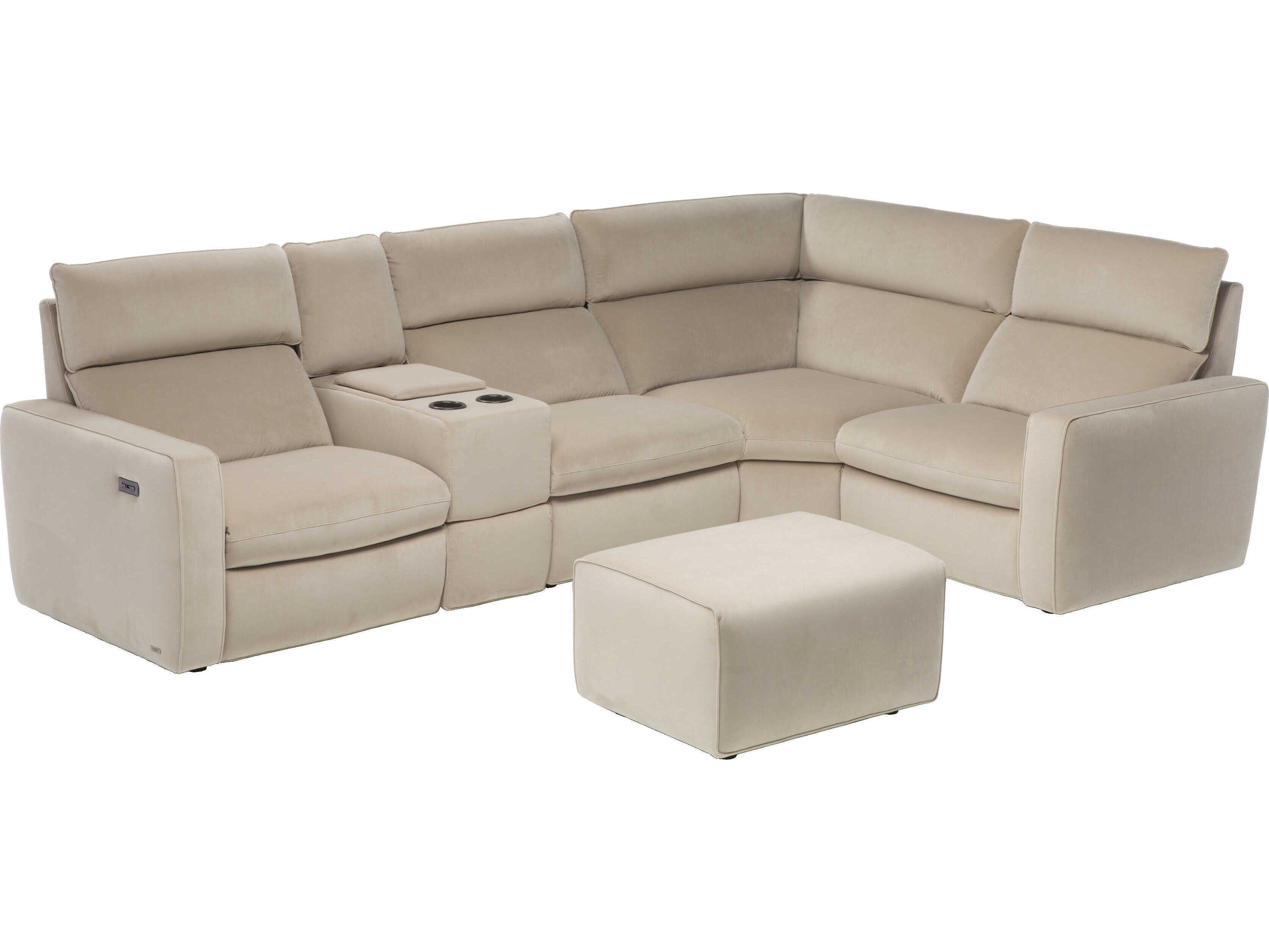 Natuzzi Editions Timoti Upholstered Sectional Sofa
