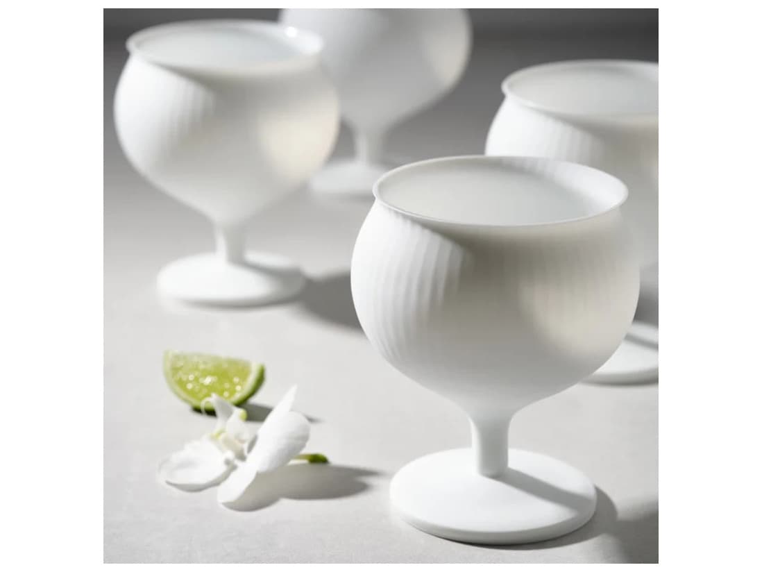 NUDE Omnia Bey Opal Glass Set of 4