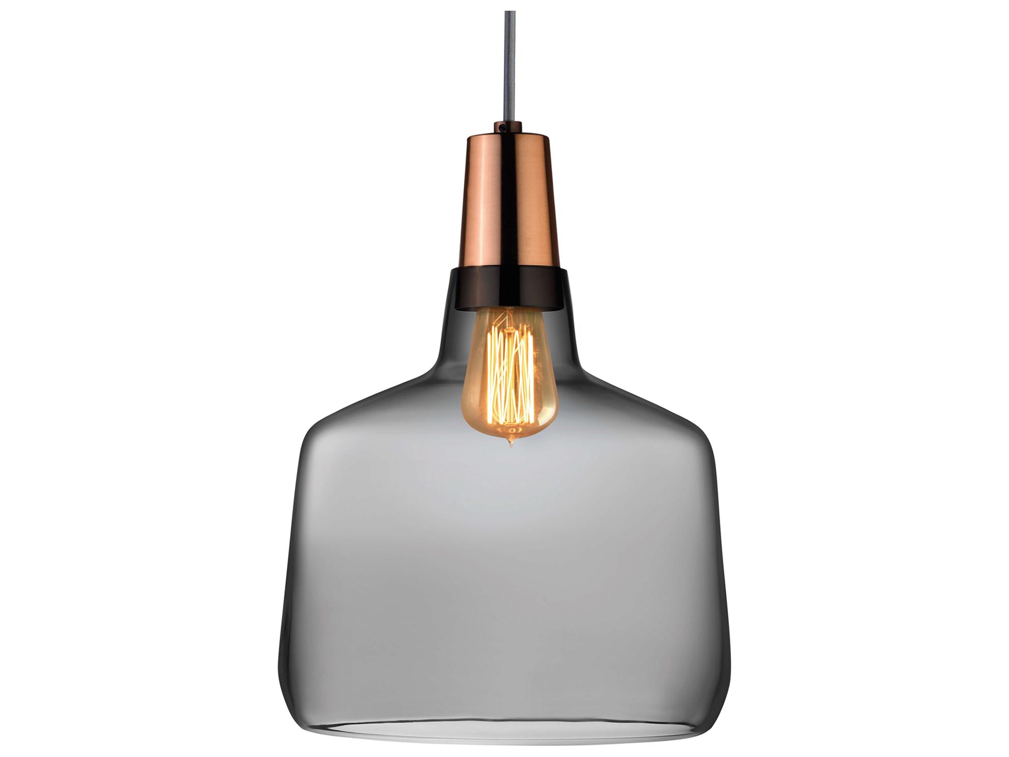 NUDE Mono Smoke Copper Dome Mini Pendant