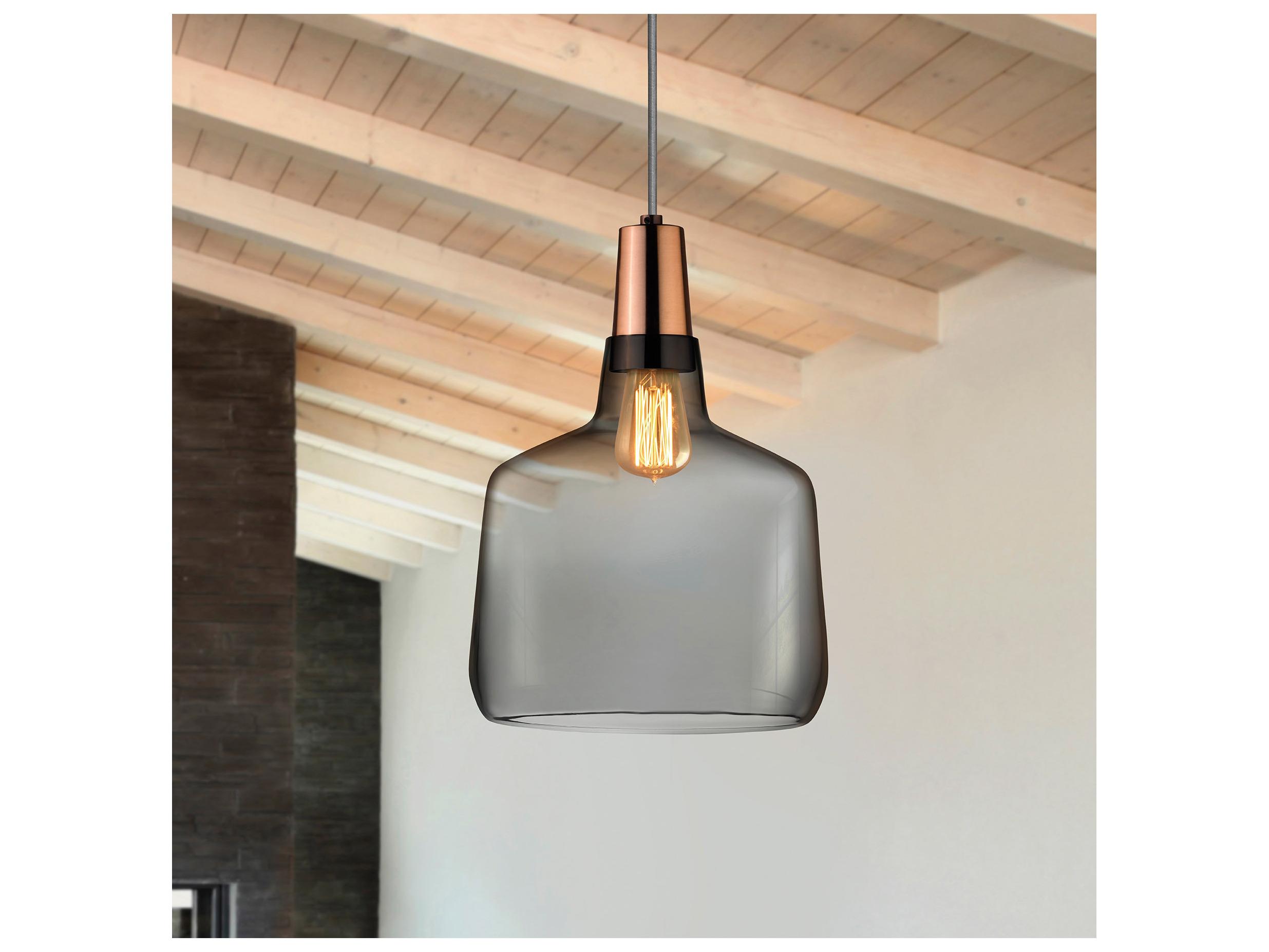 NUDE Mono Smoke Copper Dome Mini Pendant