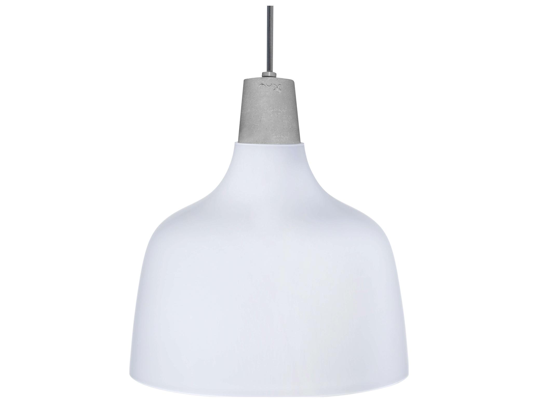 NUDE Mira Opal White Dome Pendant