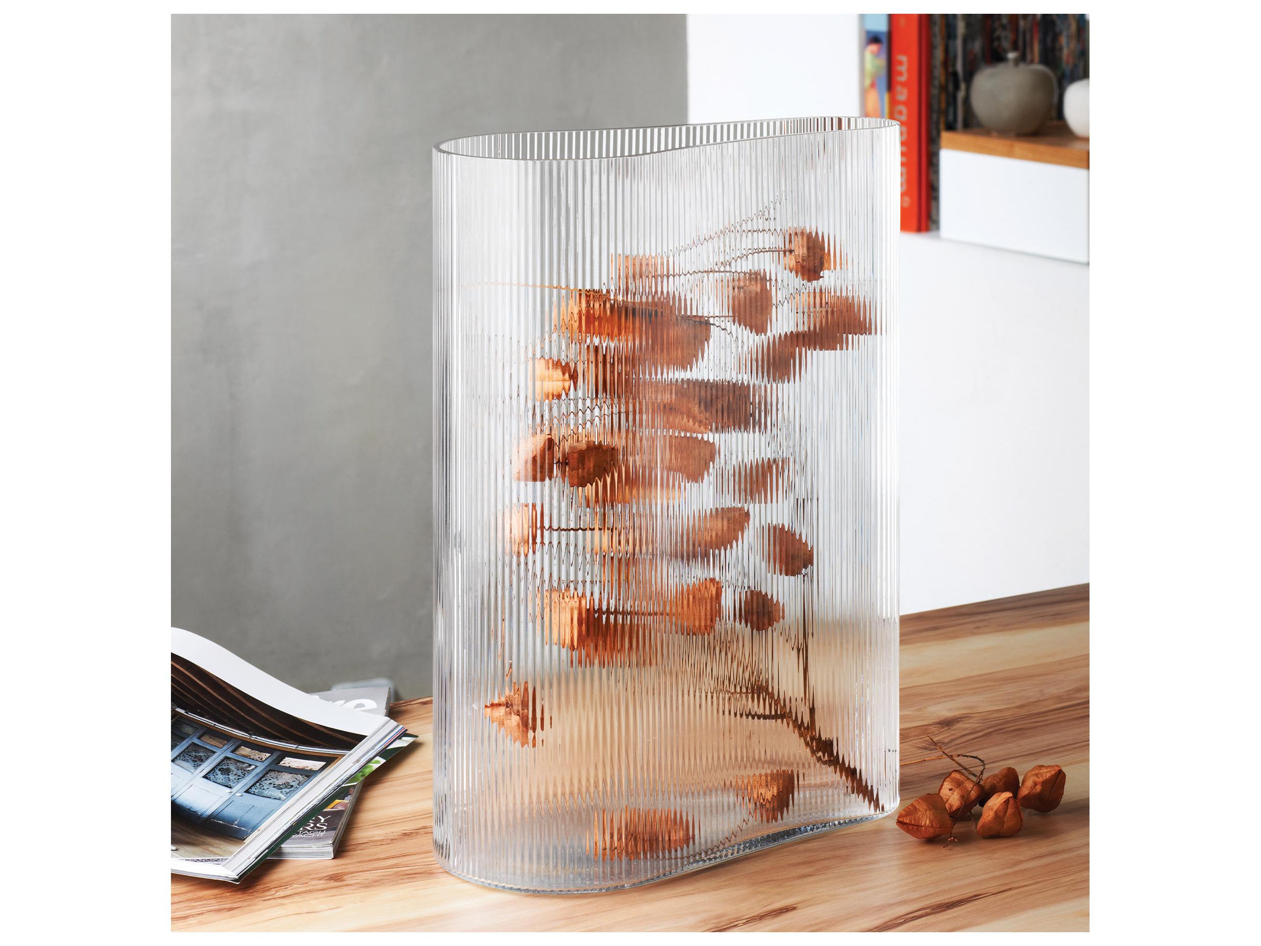 NUDE Mist Clear Tall Vase