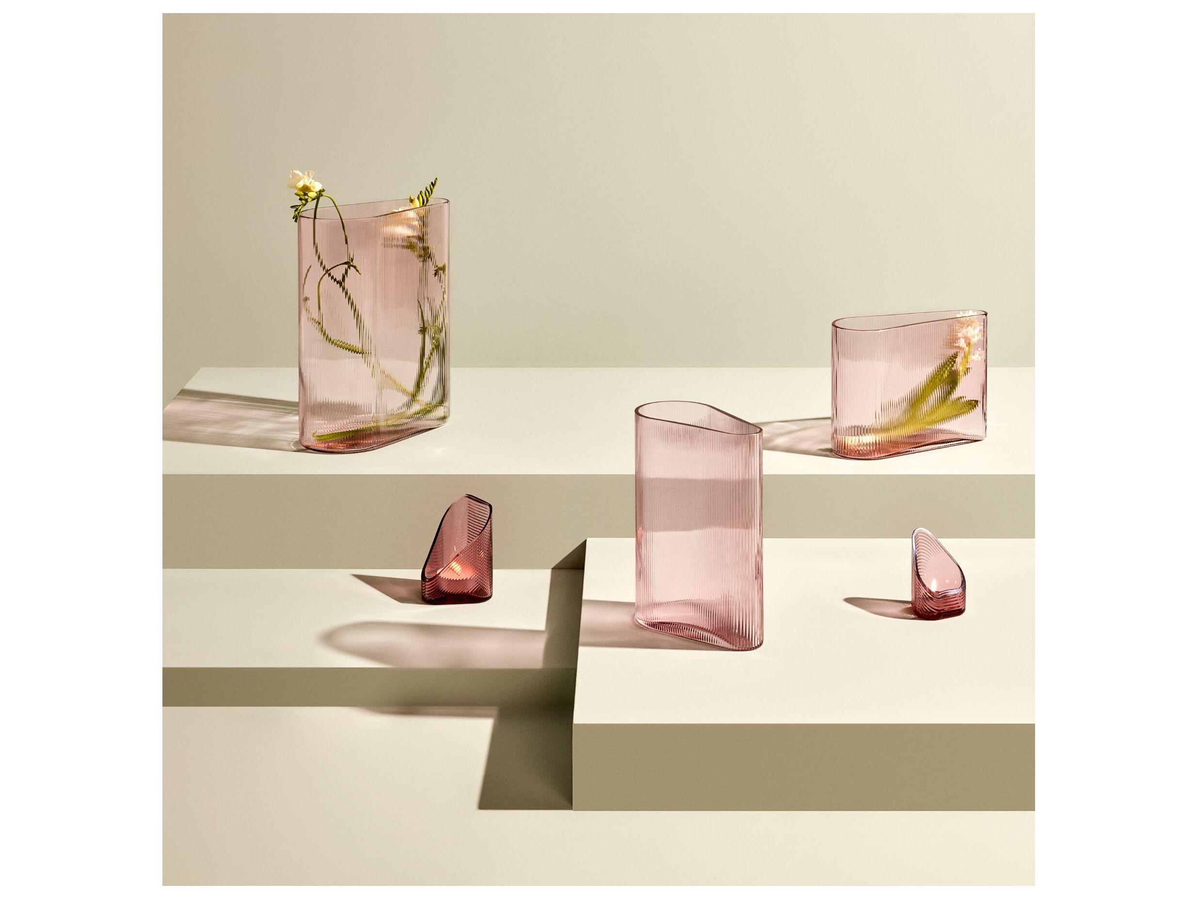 NUDE Mist Dusty Rose Tall Vase